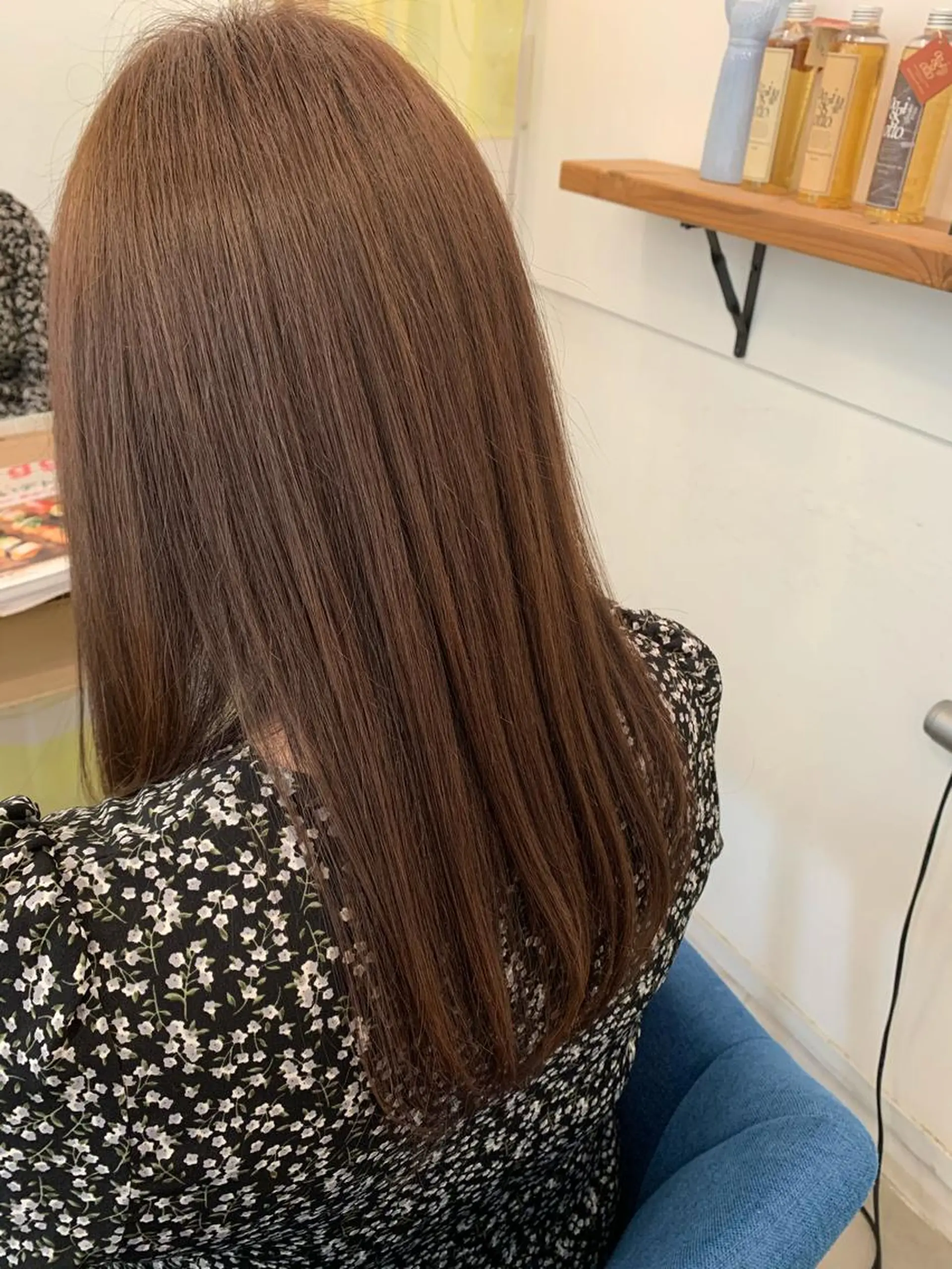 ロング カラー 【髪質改善】【美髪】 【ツヤ髪】ほしのちりのヘアスタイル