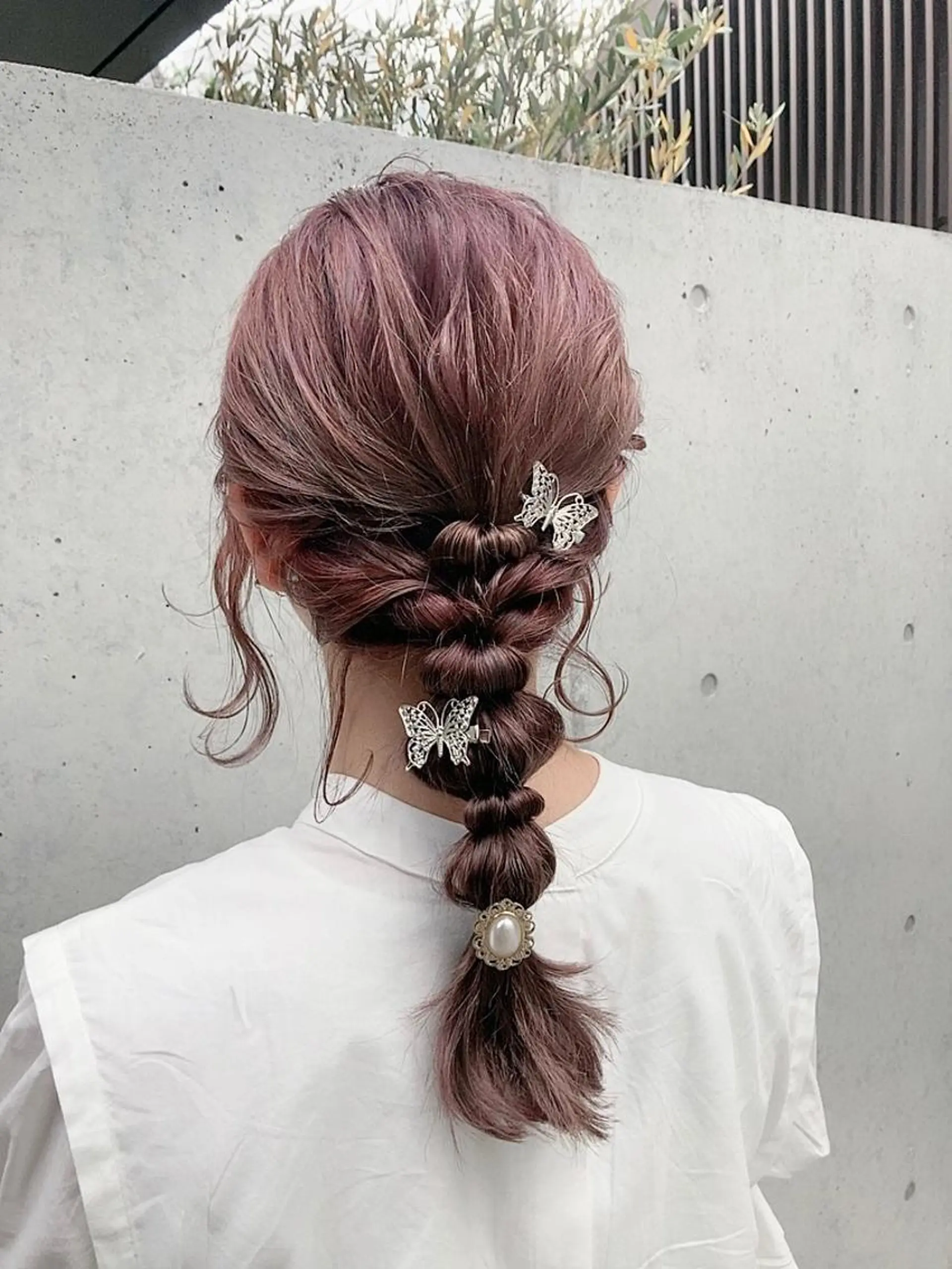 セミロング ヘアアレンジ ☁️hinako☁️ 1HAVANAのヘアスタイル