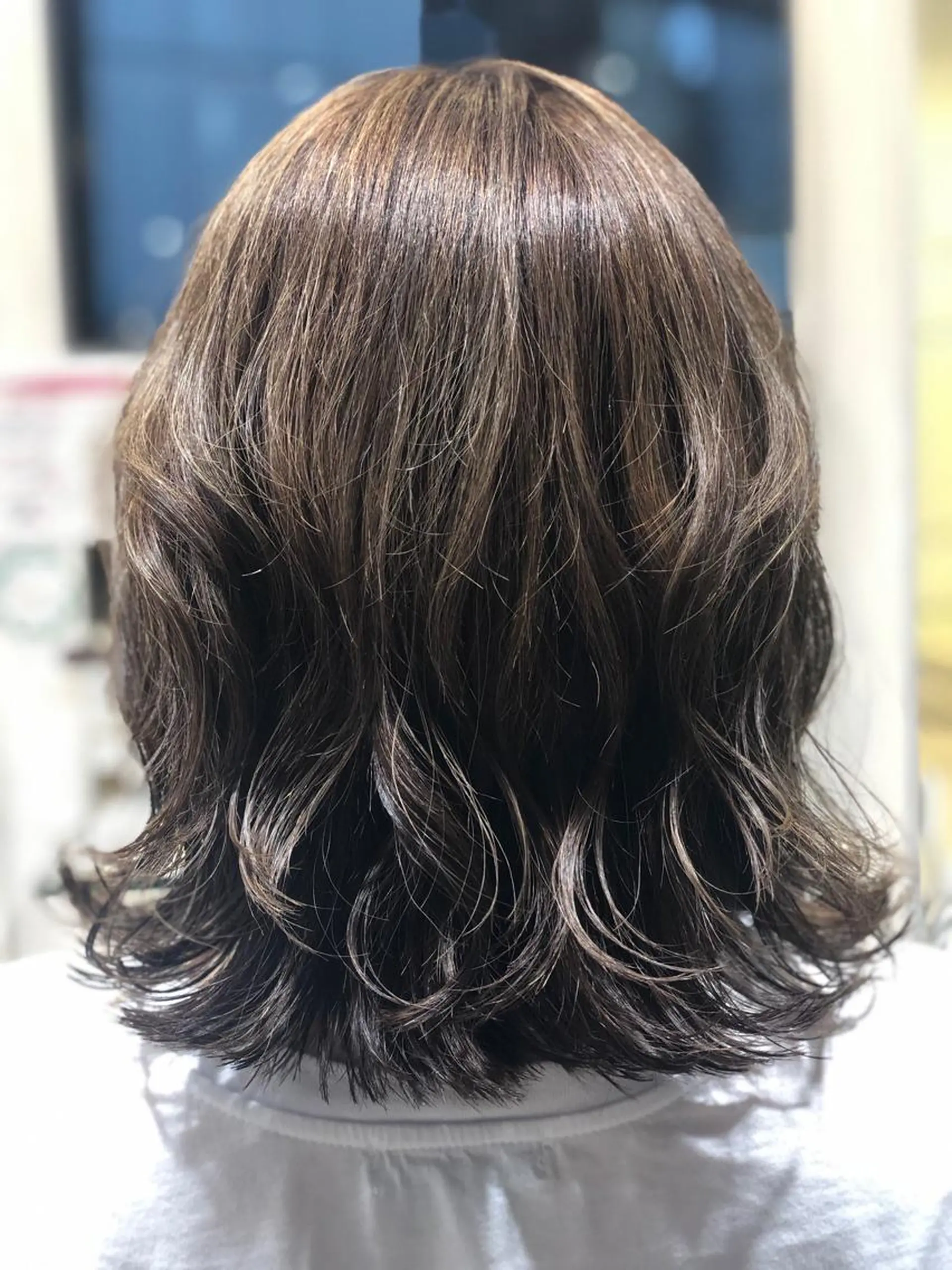 ミディアム 外国人風カラー カット ヘアカラー トリートメント ヤマダ ショウコのヘアスタイル