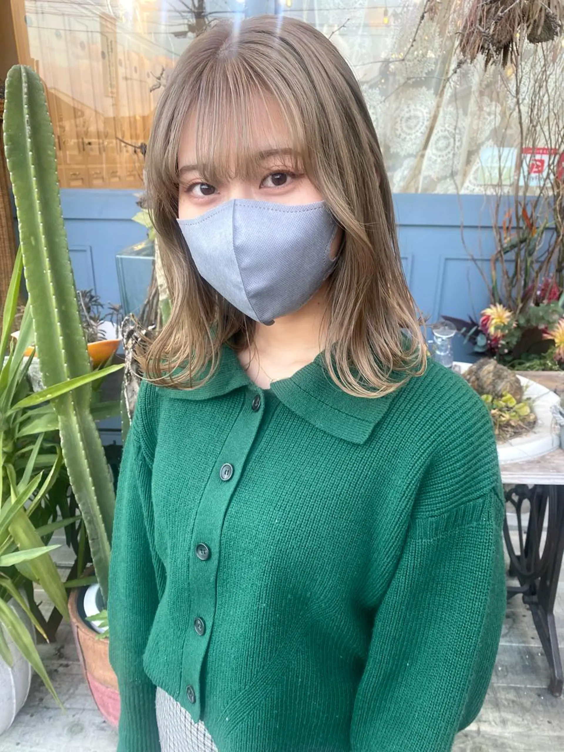 セミロング ヘアカラー YUIMARL岡山店 MIRAIのヘアスタイル