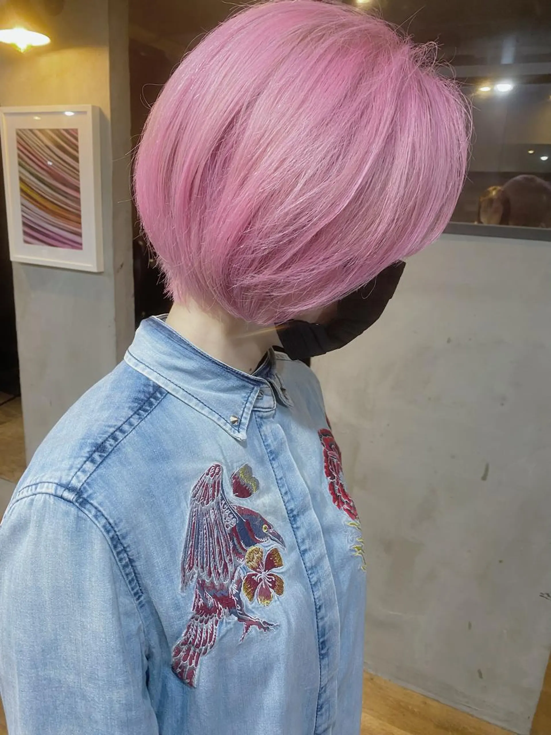 ショート カラー ヘアカラー トリートメント yoriダブルカラー 代表すがわらのヘアスタイル