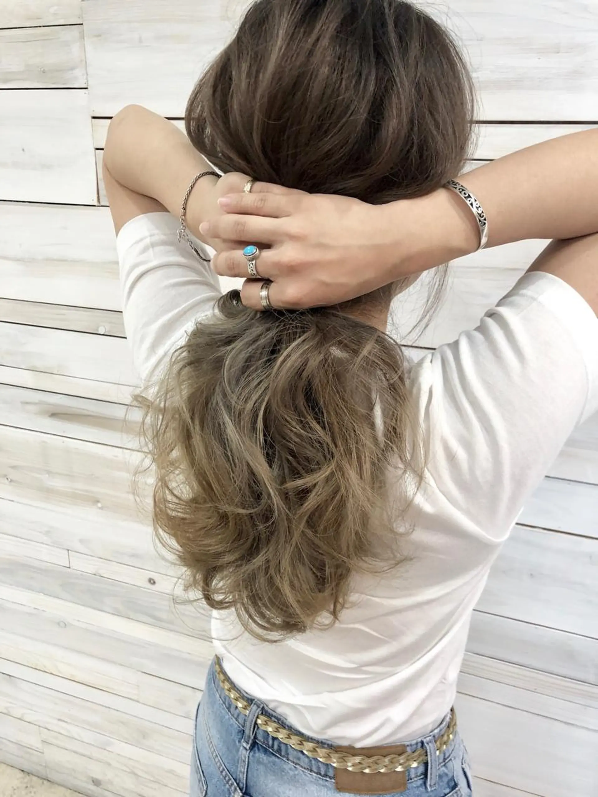 カラー attrait アトレ湘南台所属・💎ブリーチ／ボブ 💎ハルのヘアスタイル