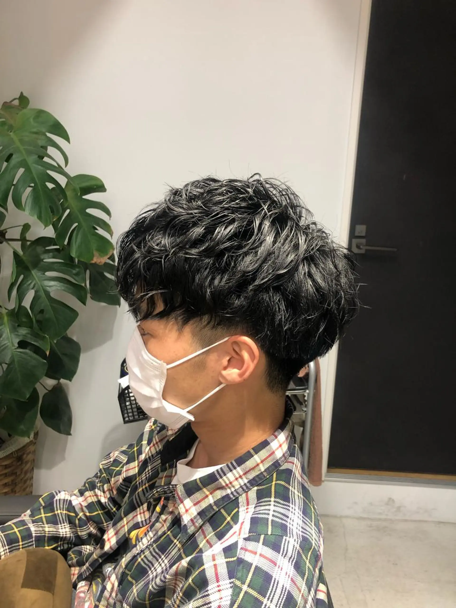 ショート パーマ メンズ メンズインナーカラー メンズパーマ 髪質改善 ショートヘア 縮毛矯正 ✨髪質改善ストレート ×ミニボブ✨萩原　翼のヘアスタイル