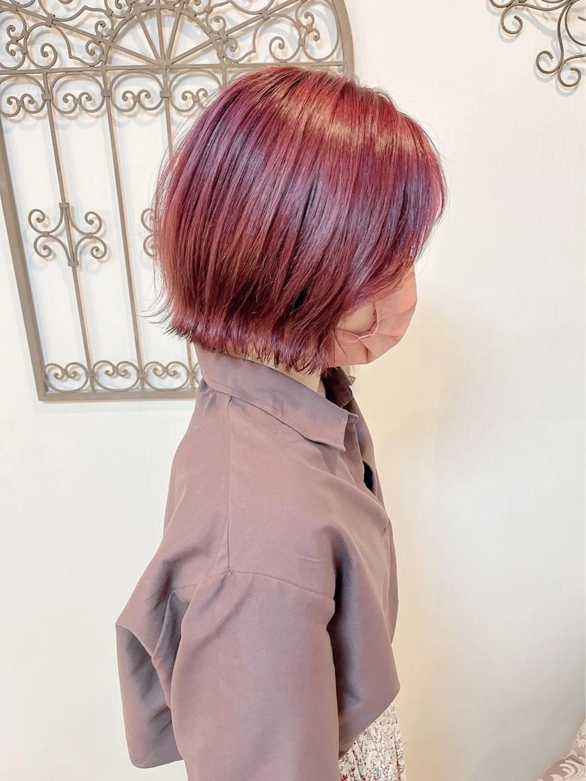 カラー 🩶韓国艶髪🇰🇷 下本夕綺のヘアスタイル