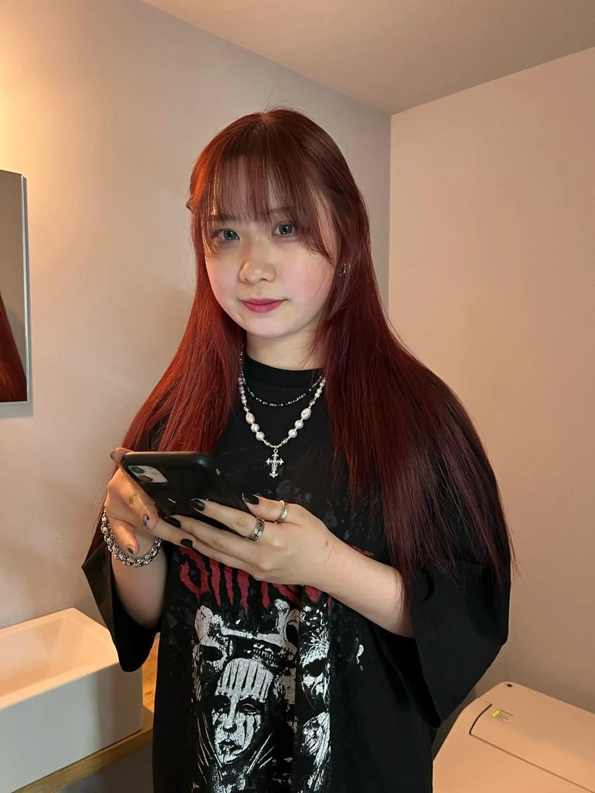 ロング カラー 舟橋耀/ブリーチカラ ー/レイヤーカットのヘアスタイル