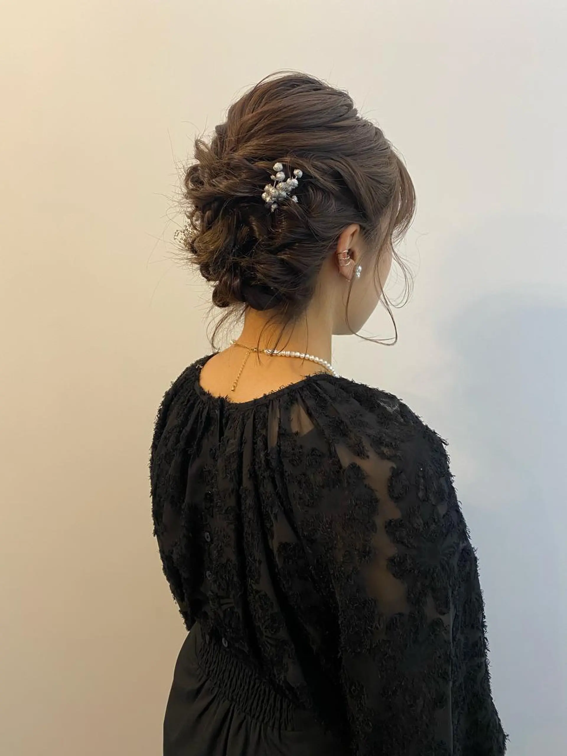 ミディアム ヘアアレンジ 結婚式・ブライダル 大石 沙季のヘアスタイル