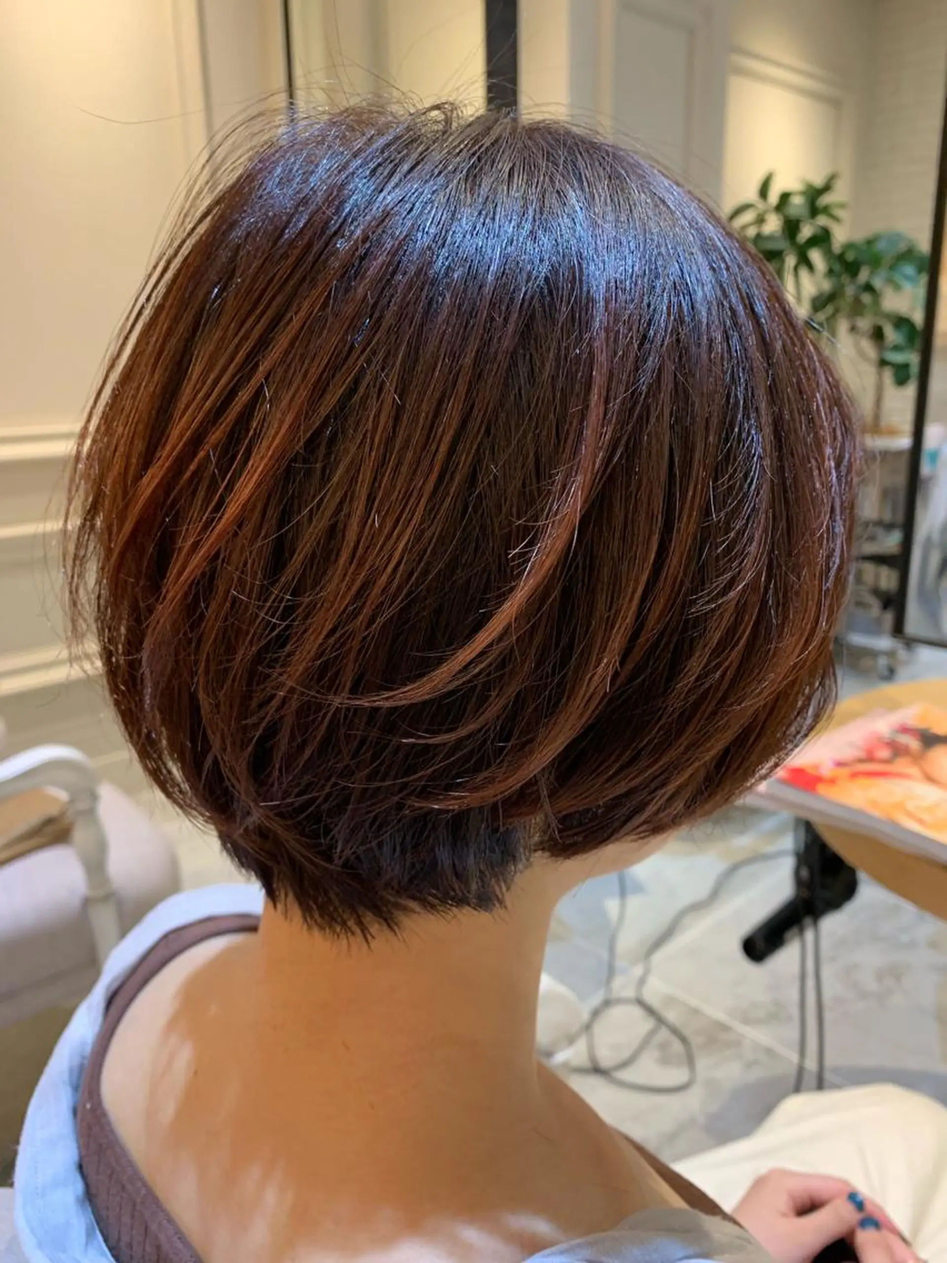 ショート カラー 新宿/美髪矯正 髪質改善/韓国風山本のヘアスタイル