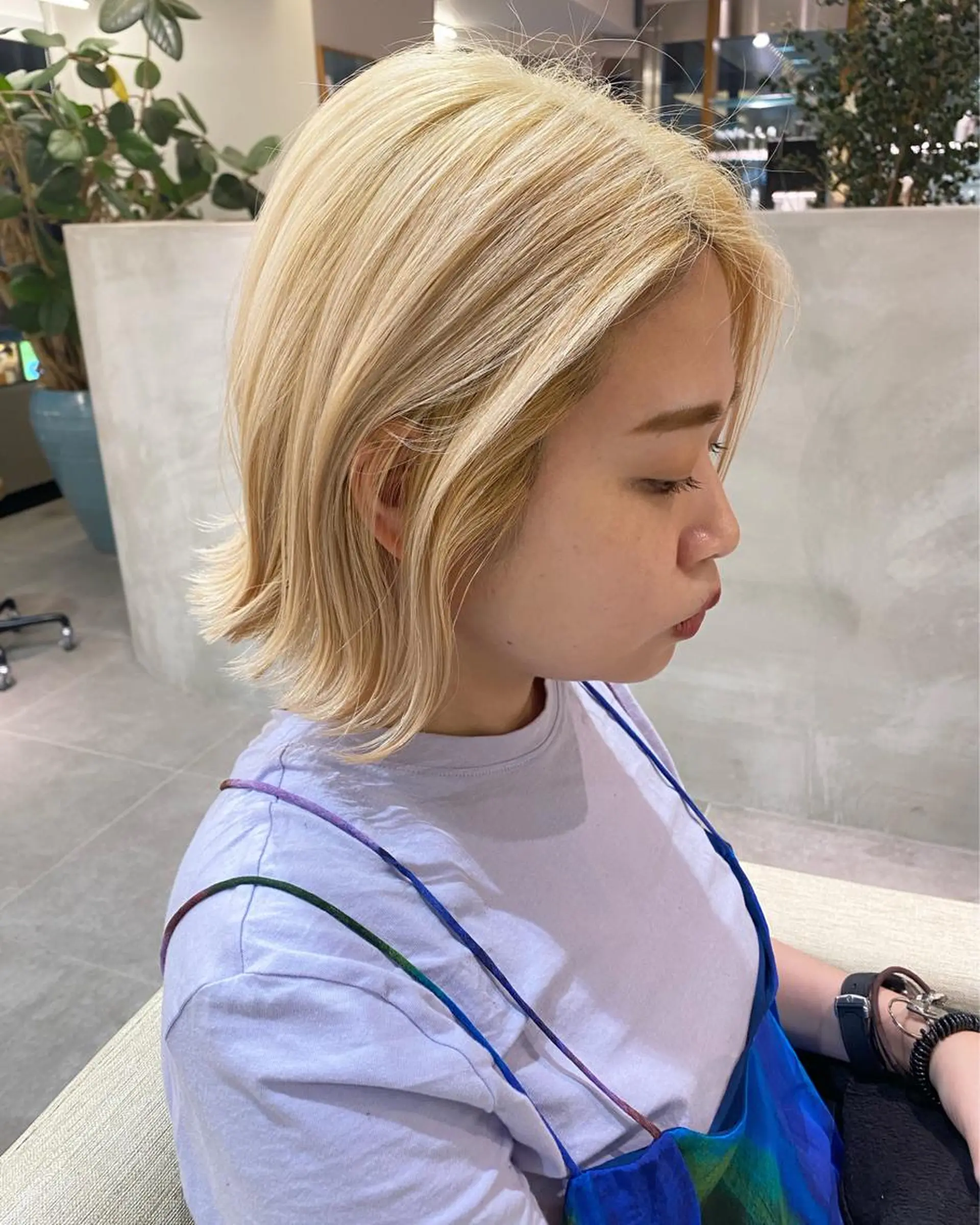 ショート ヘアカラー ヒラカホ/ ブリーチ/似合わせのヘアスタイル