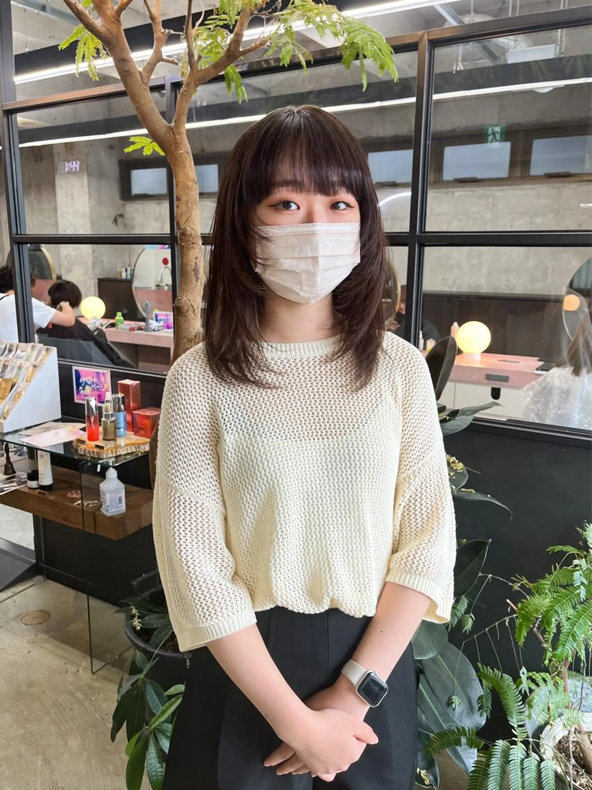 セミロング 中江 友哉のヘアスタイル