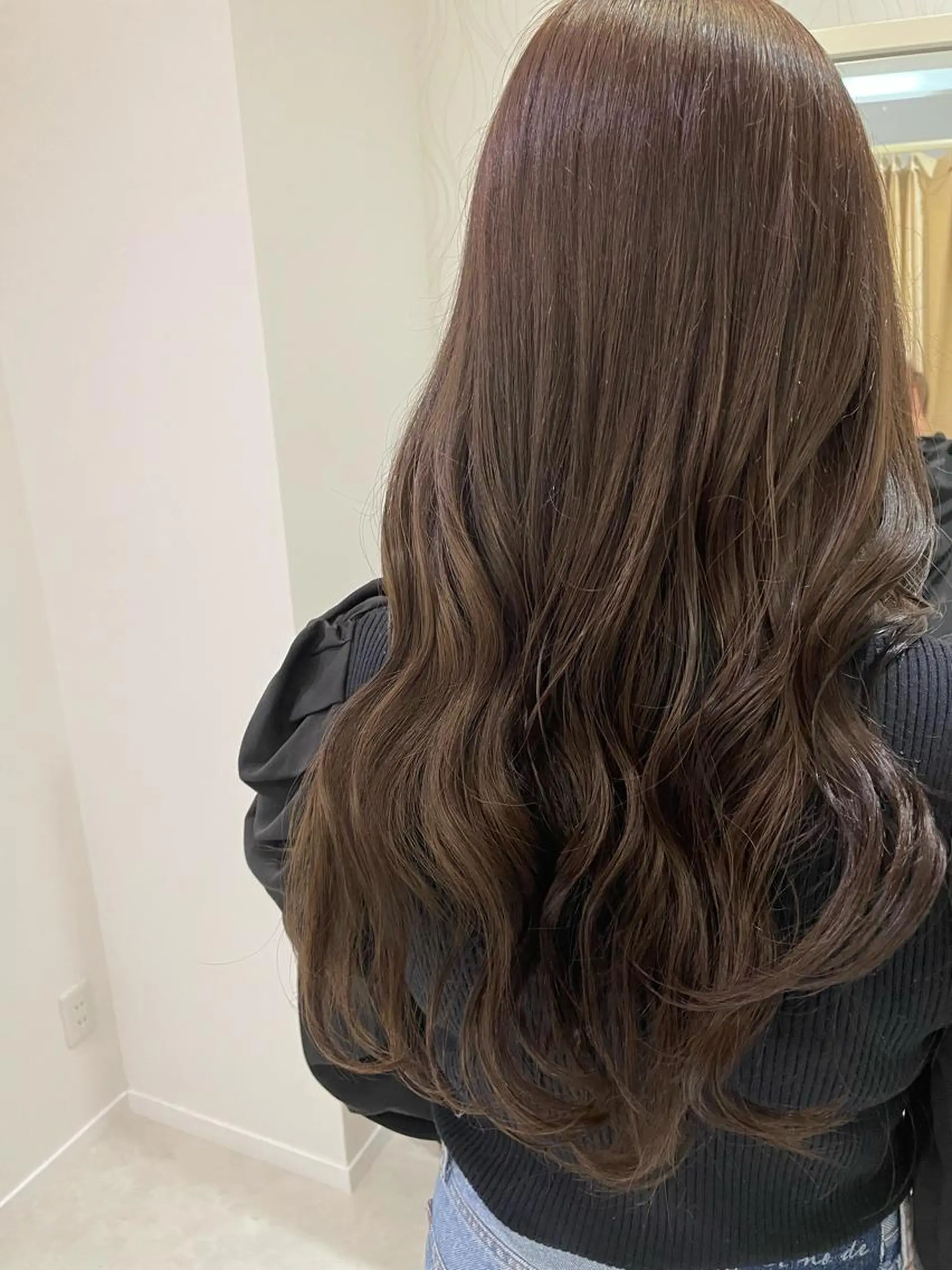 ロング カラー ブリーチ 透明感カラー ラベンダーカラー ブリーチなしカラー Merlyosaka 早川未来のヘアスタイル