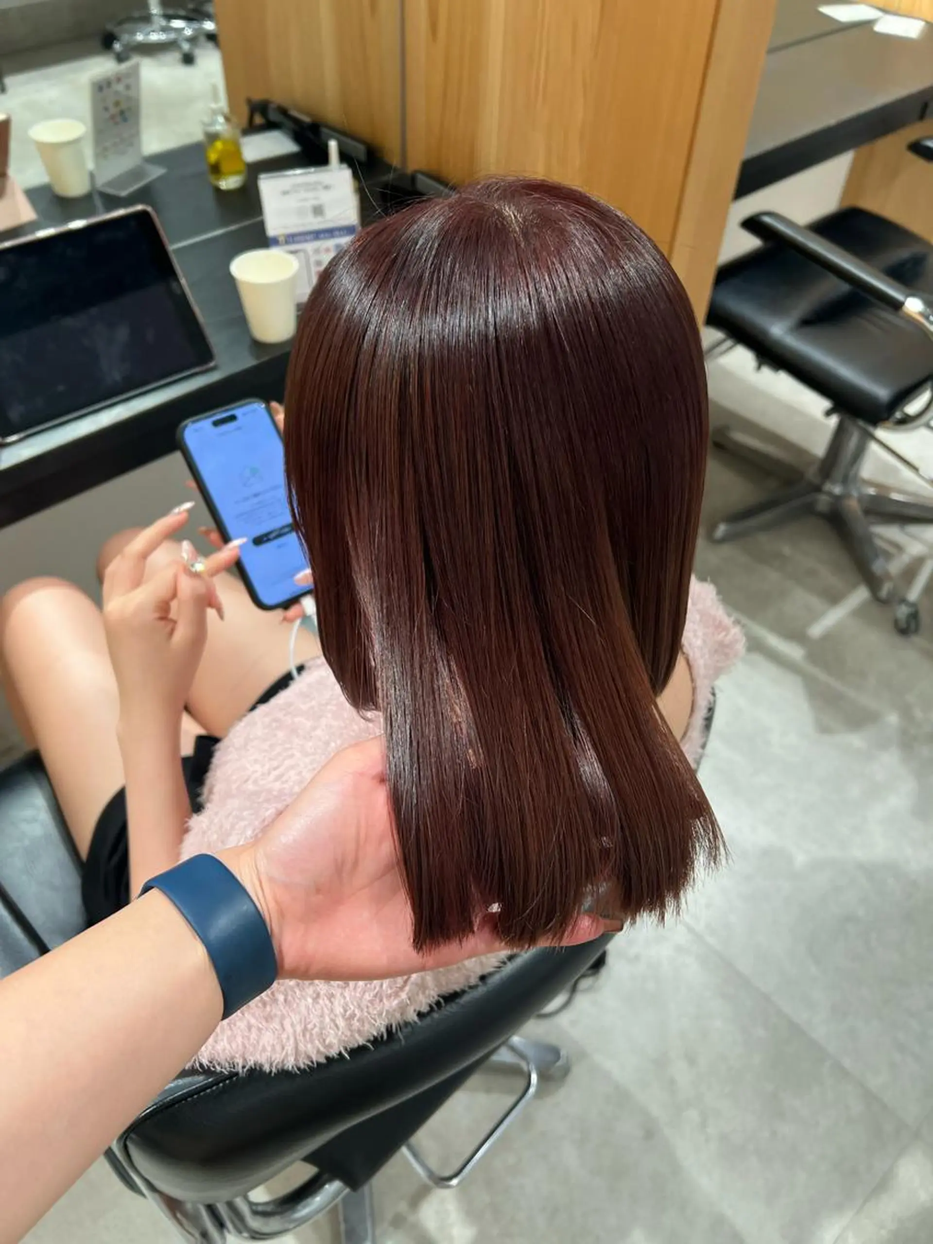 ミディアム 艶髪 mayuka💖のヘアスタイル