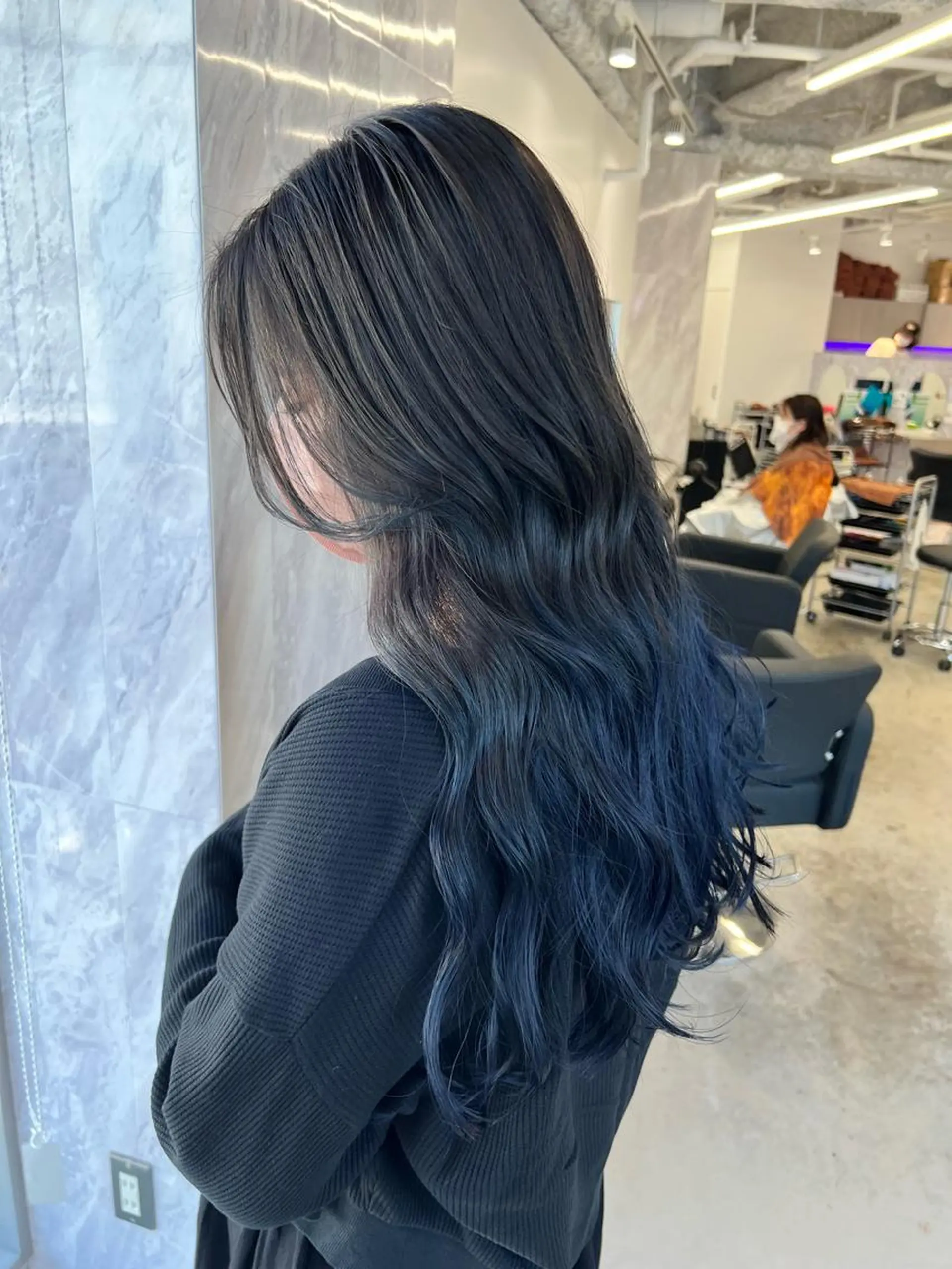 ロング ヘアカラー 【副店長】DAYS 2nd 久木山湧也のヘアスタイル