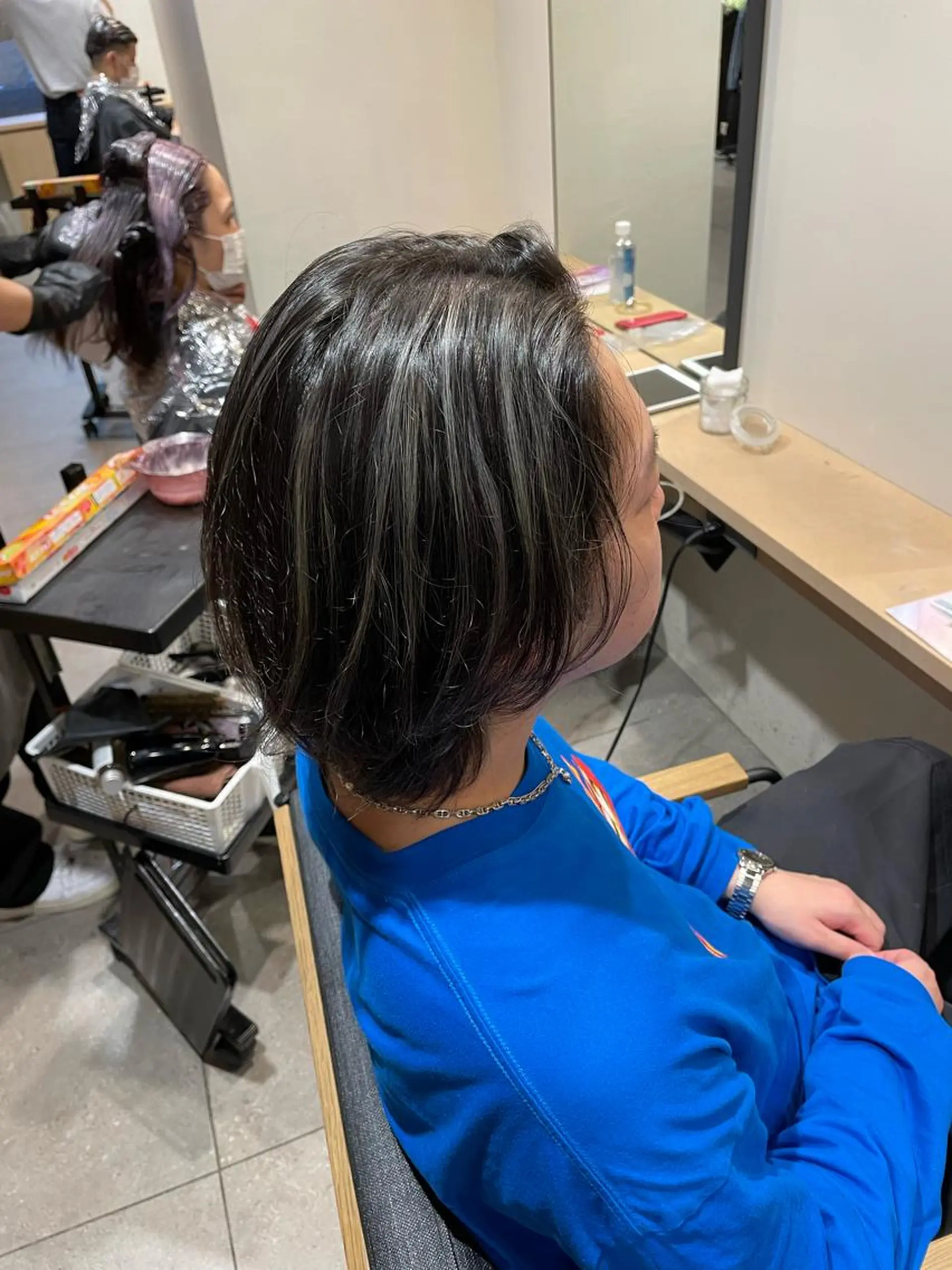 カラー メンズ メンズメッシュ メッシュ 渋谷/フェード/ 國分 翔のヘアスタイル