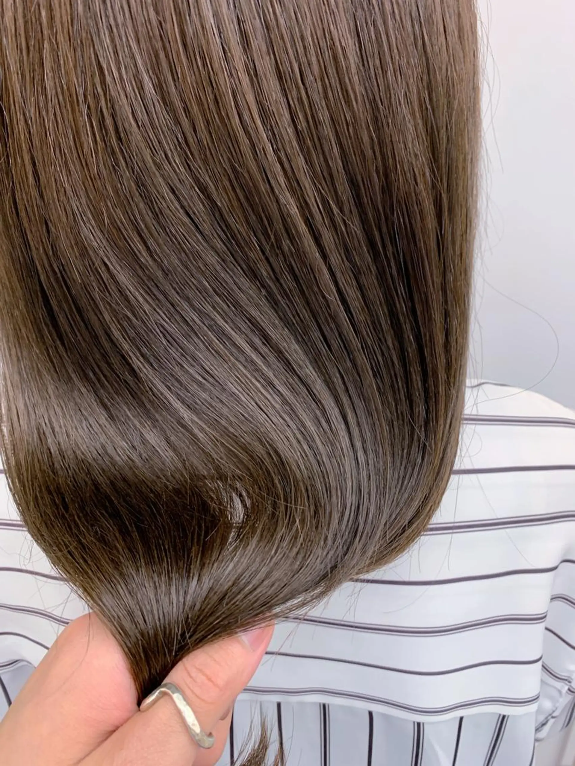 ミディアム パーマ カラー ヘアアレンジ ミディアムパーマ バレイヤージュ ブリーチ ケアブリーチ デザインカラー 【N°deseo】 吉祥寺のヘアスタイル