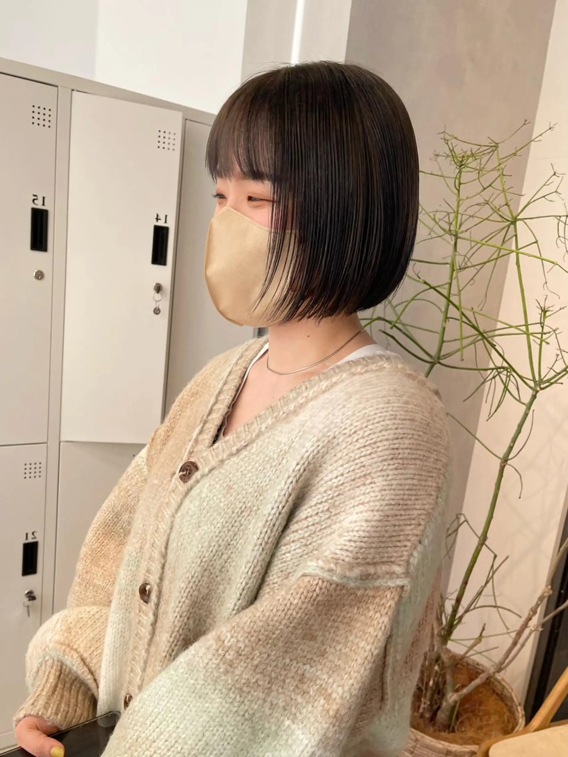 ミディアム ボブ カット トリートメント 🦋レイヤーカット ミドリカワ🦋のヘアスタイル