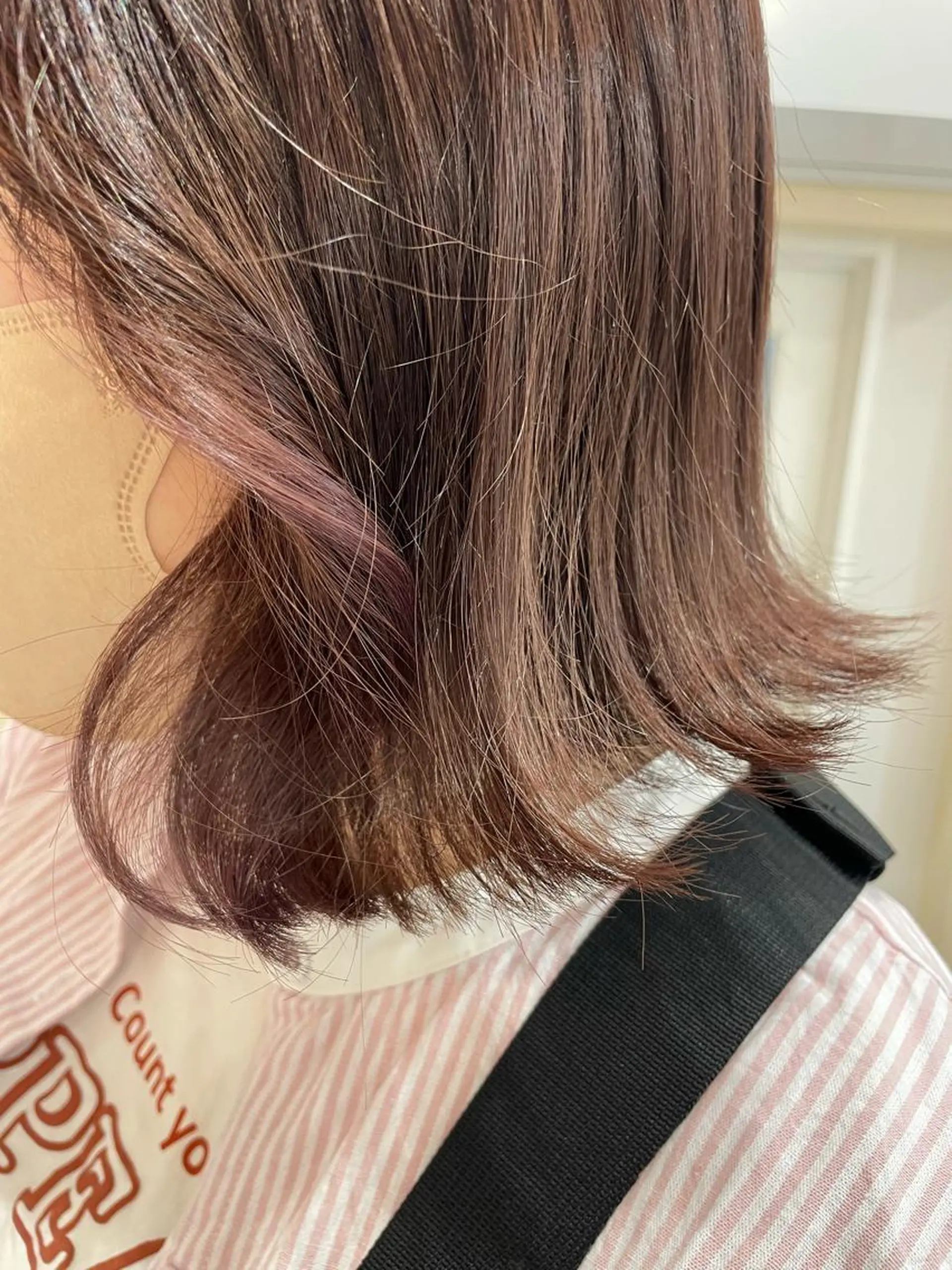 ショート ヘアカラー トリートメント ヘッドスパ マホ/日吉/髪質改善 /レイヤー/ガーリーのヘアスタイル