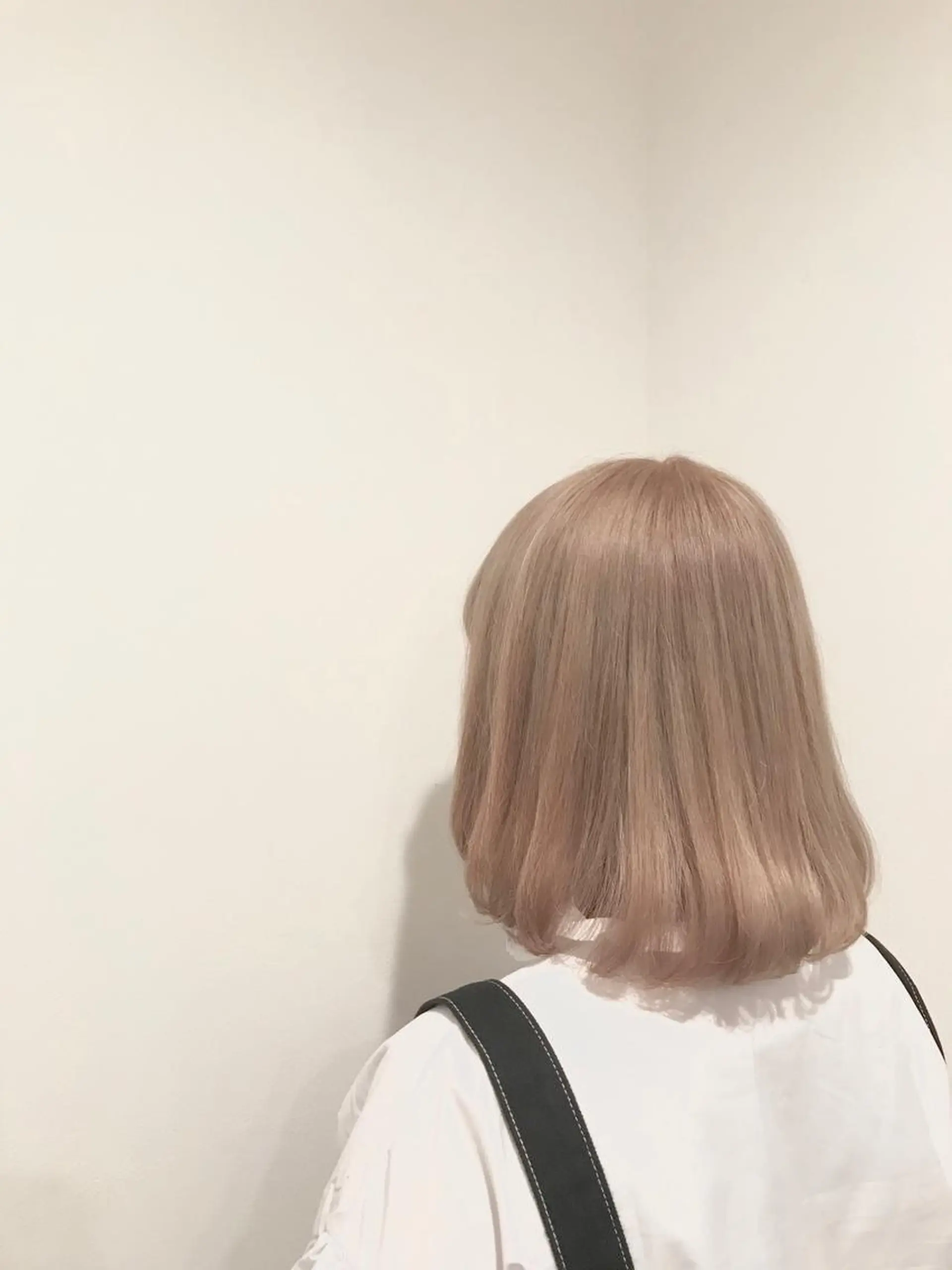 ミディアム カラー ベージュカラー ピンクカラー ピンクベージュ エリアNo.1カラー ⭐️hikaru⭐️のヘアスタイル