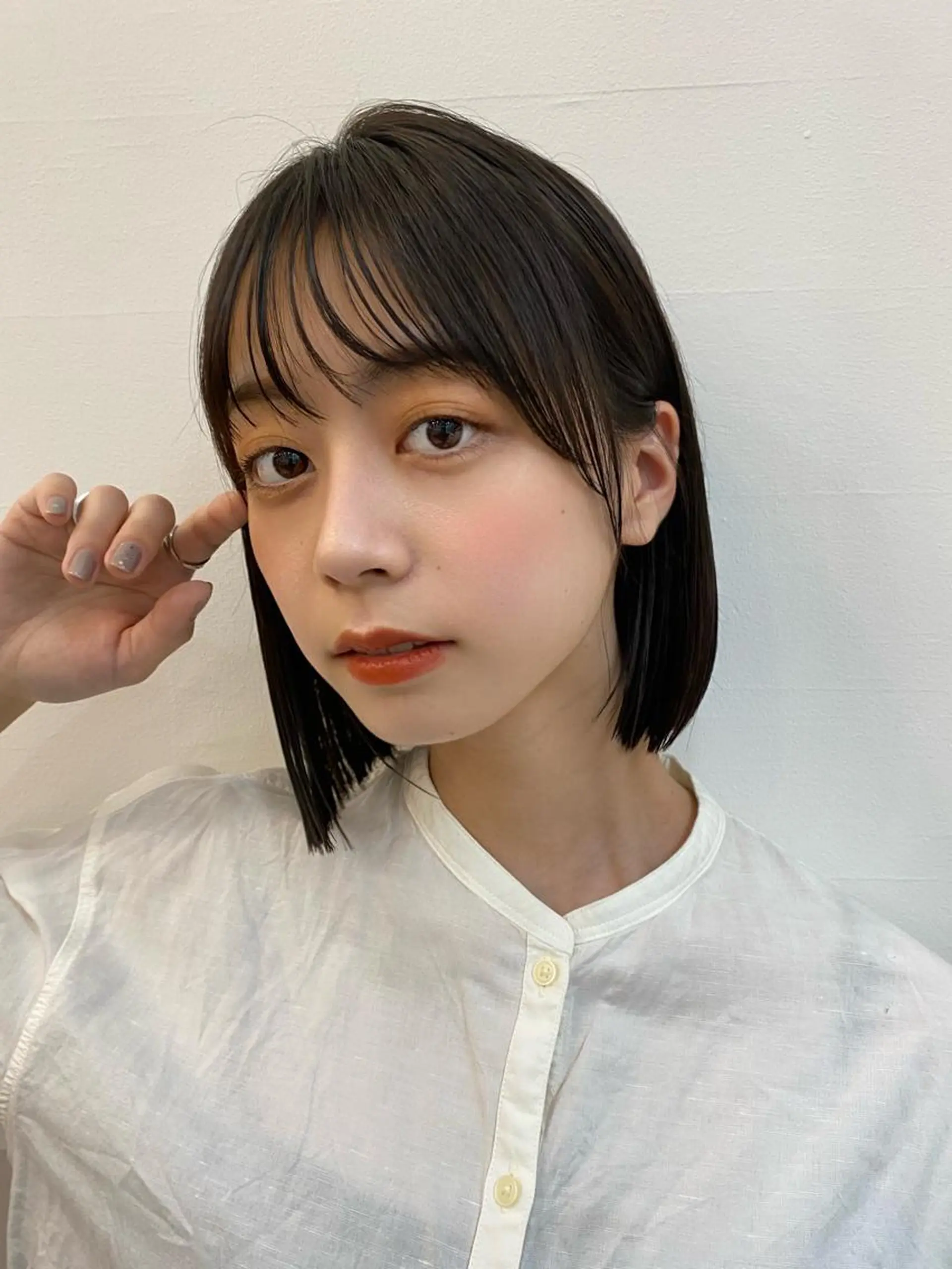 ショート カラー パーマ 🪭risa 暖色/レイヤー🪭のヘアスタイル