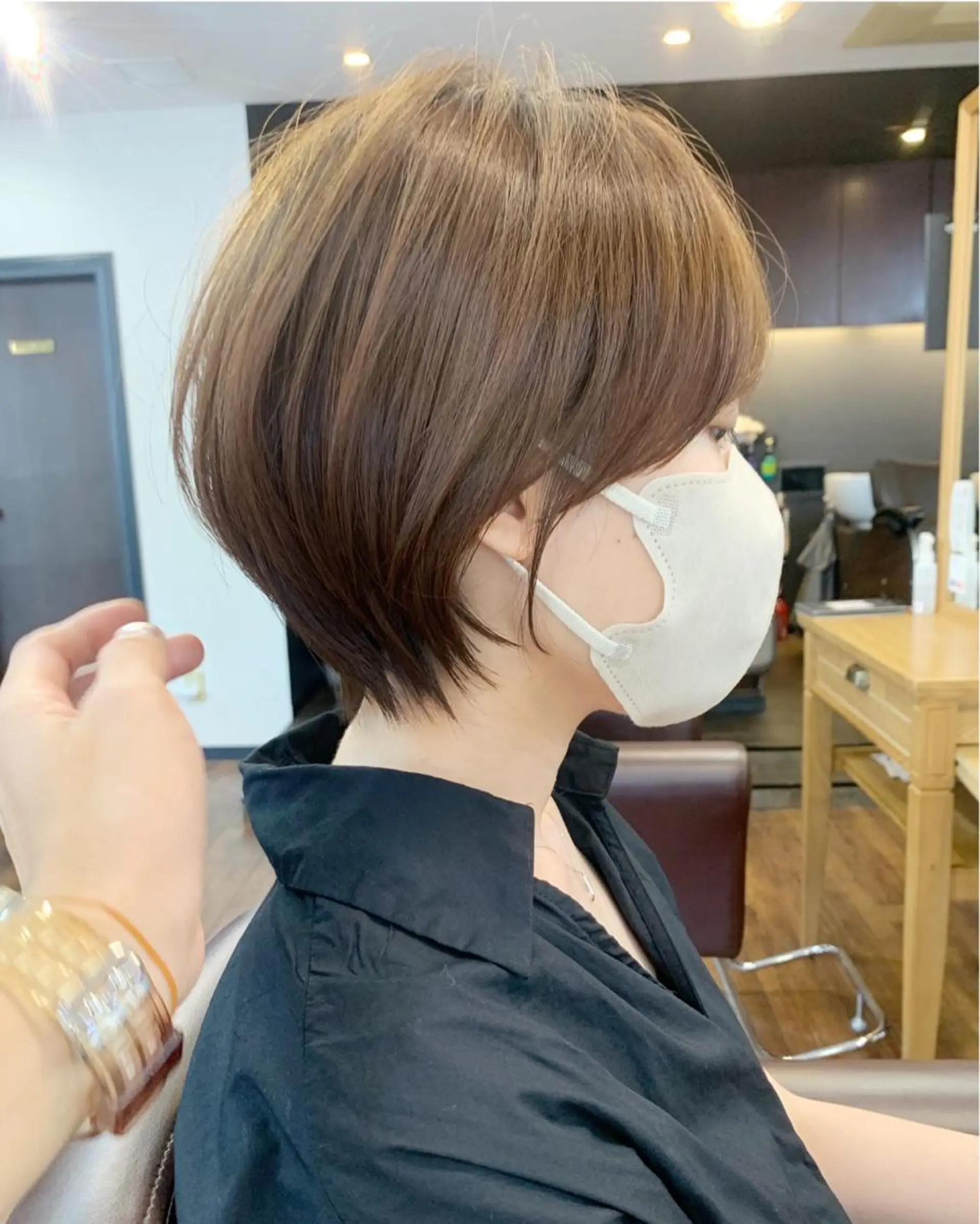 ショート 縮毛矯正/ショート/ レイヤー/畑中正敏のヘアスタイル