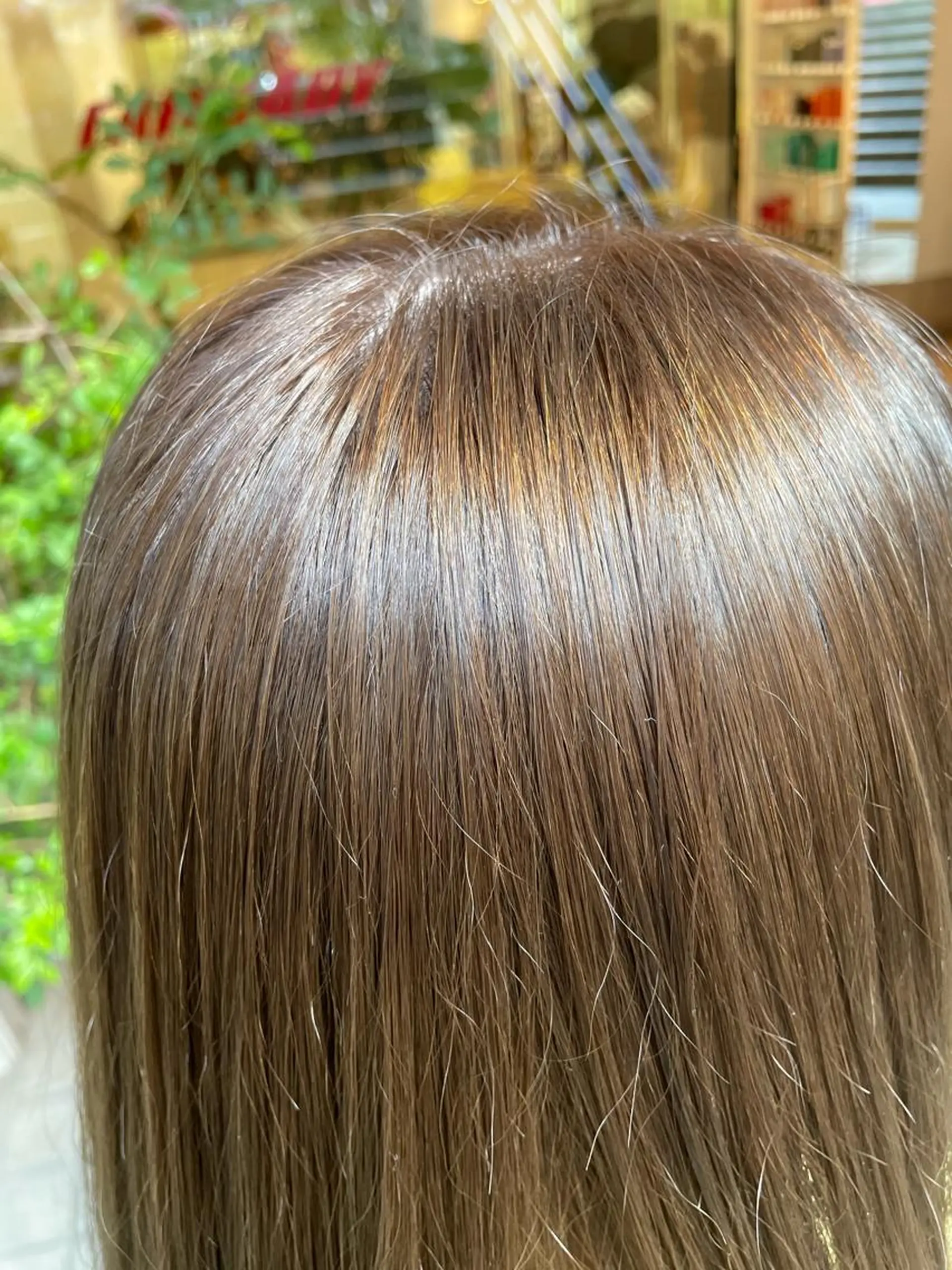 カラー 艶カラー🌙縮毛矯正 /ボブ【Reina】のヘアスタイル