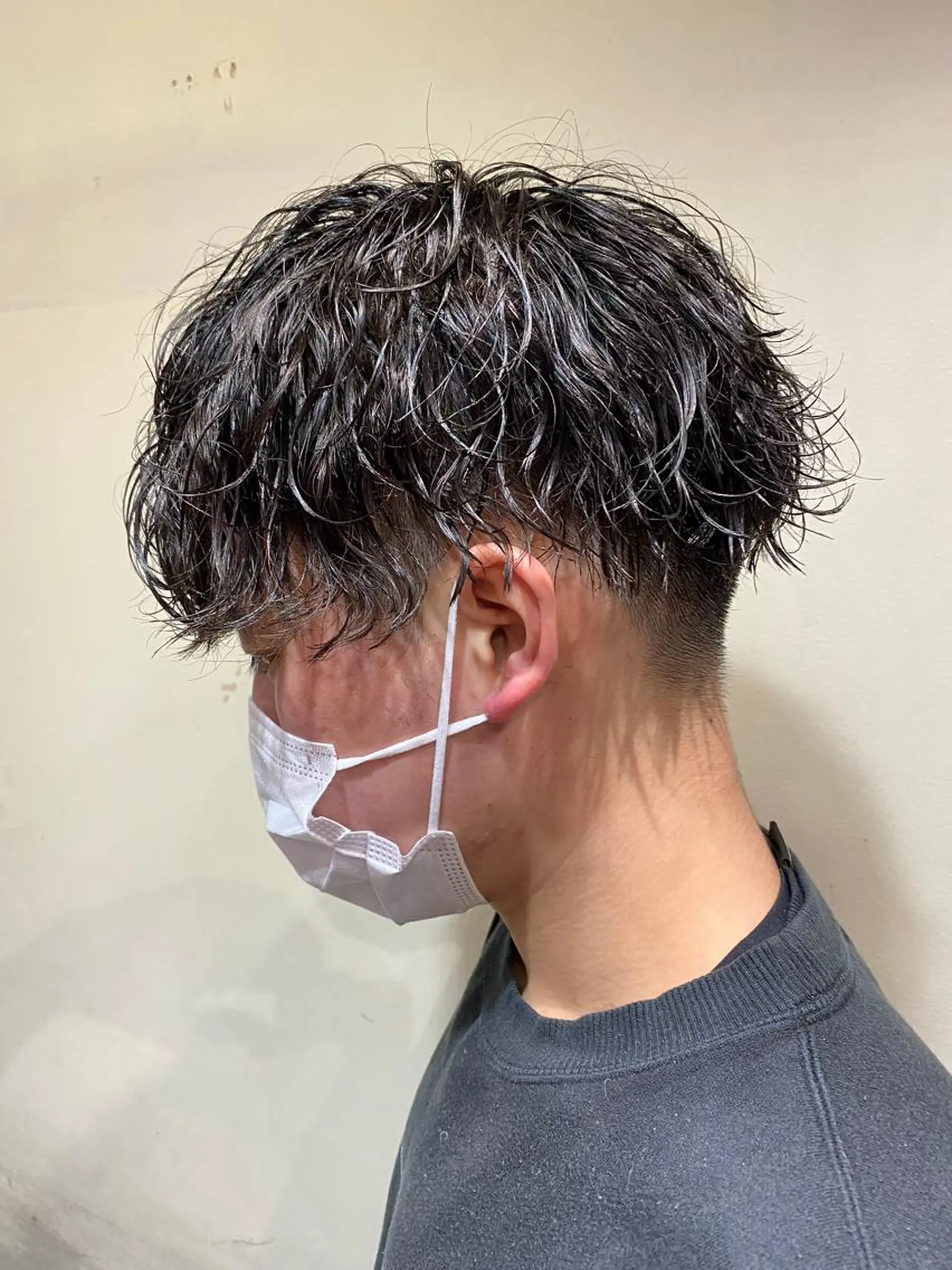 パーマ メンズ カット パーマ ヘアセット メンズブリーチカラー /パーマ ごーた立川のヘアスタイル