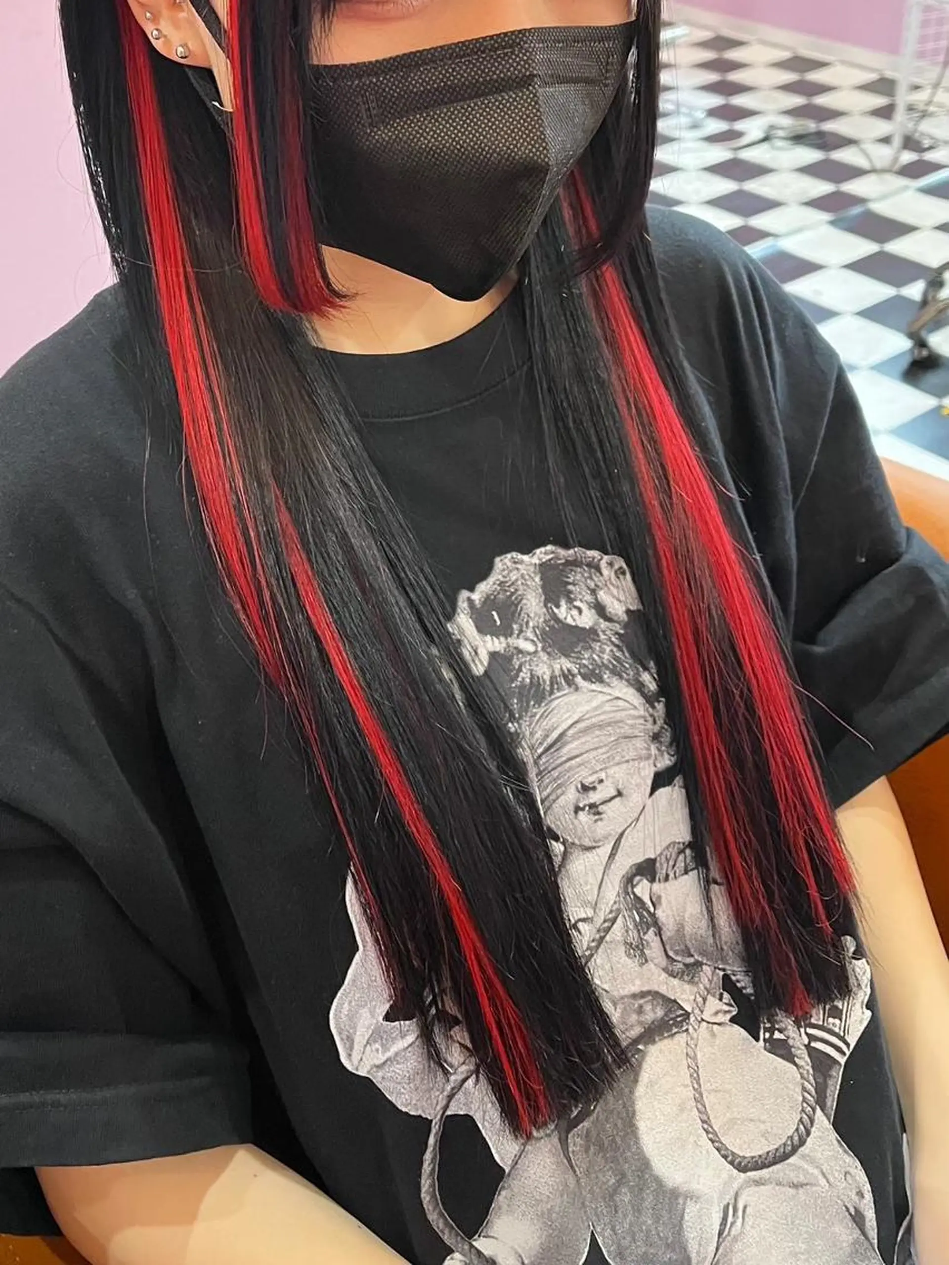 ロング エクステ/TARKY 編み込みエクステのヘアスタイル