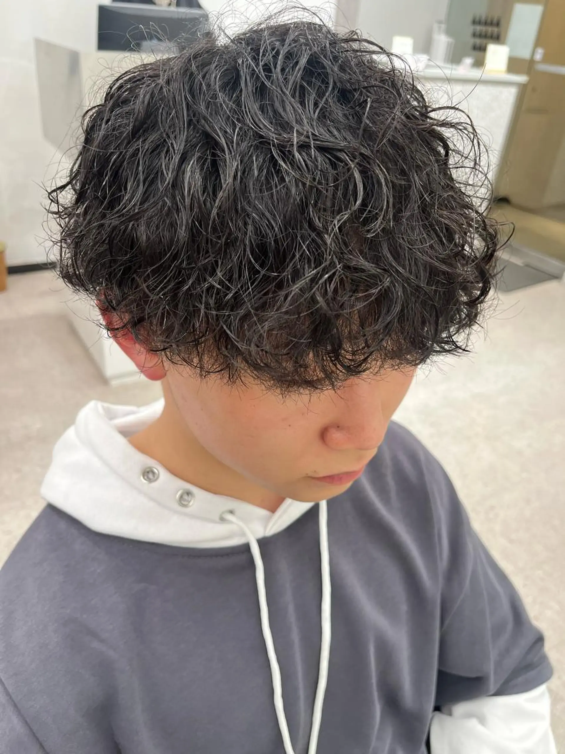 パーマ メンズ カット パーマ 🍐シャドウパーマ メンズ特化/守岡🍐のヘアスタイル