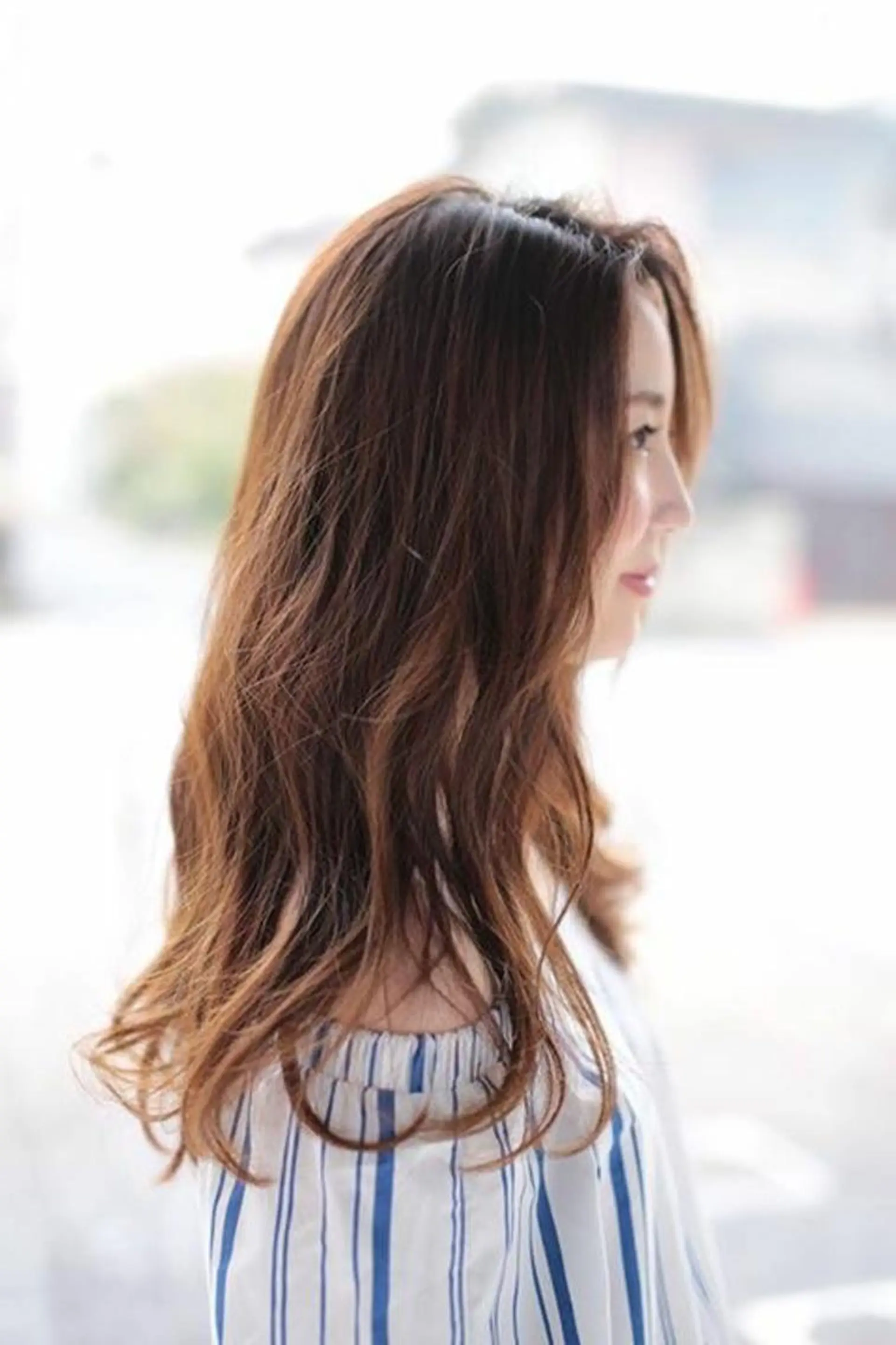 セミロング カット ヘアカラー トリートメント 青木 大輔のヘアスタイル