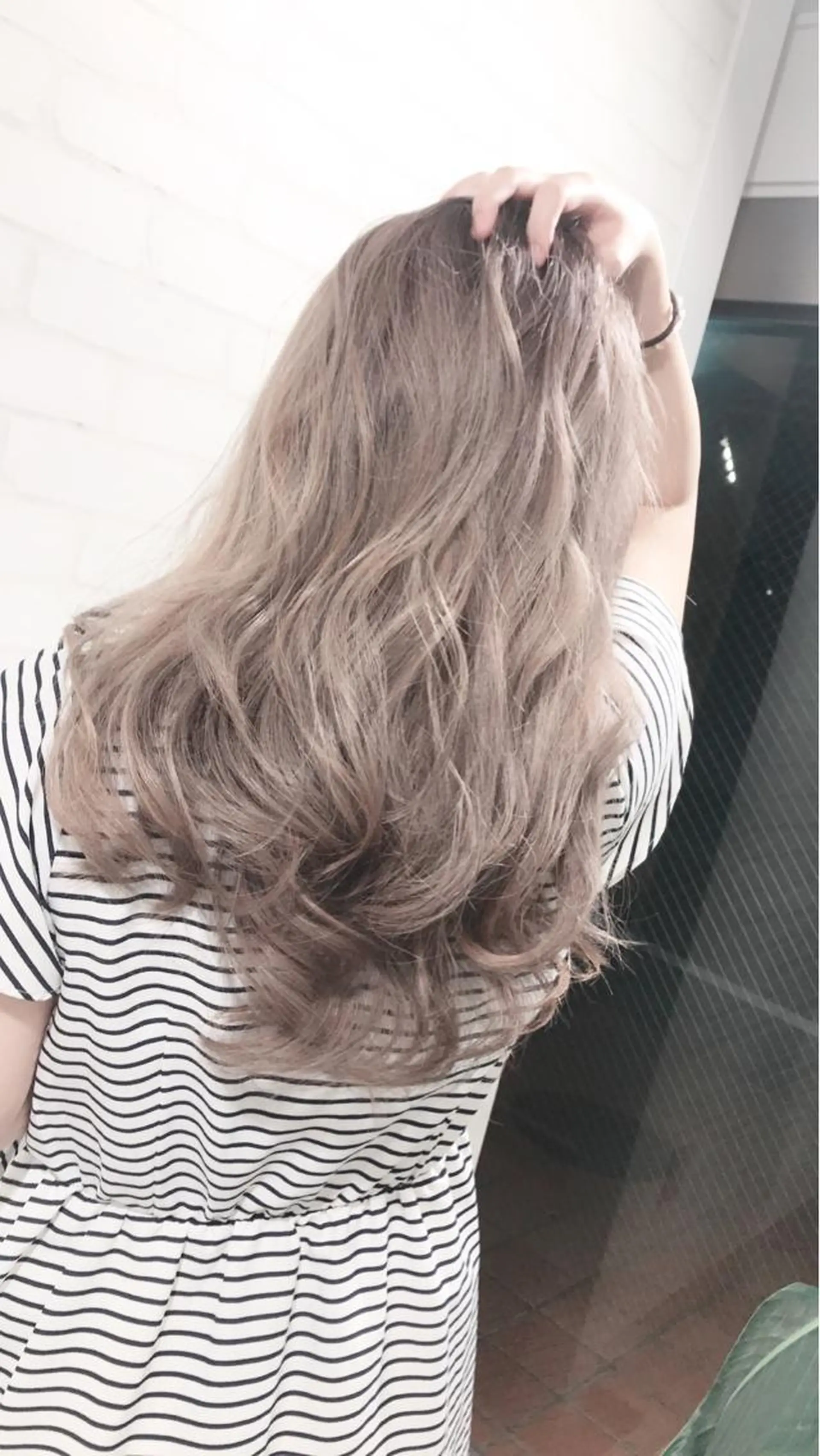 ロング ヘアカラー トリートメント Selene hair OSAKAのヘアスタイル