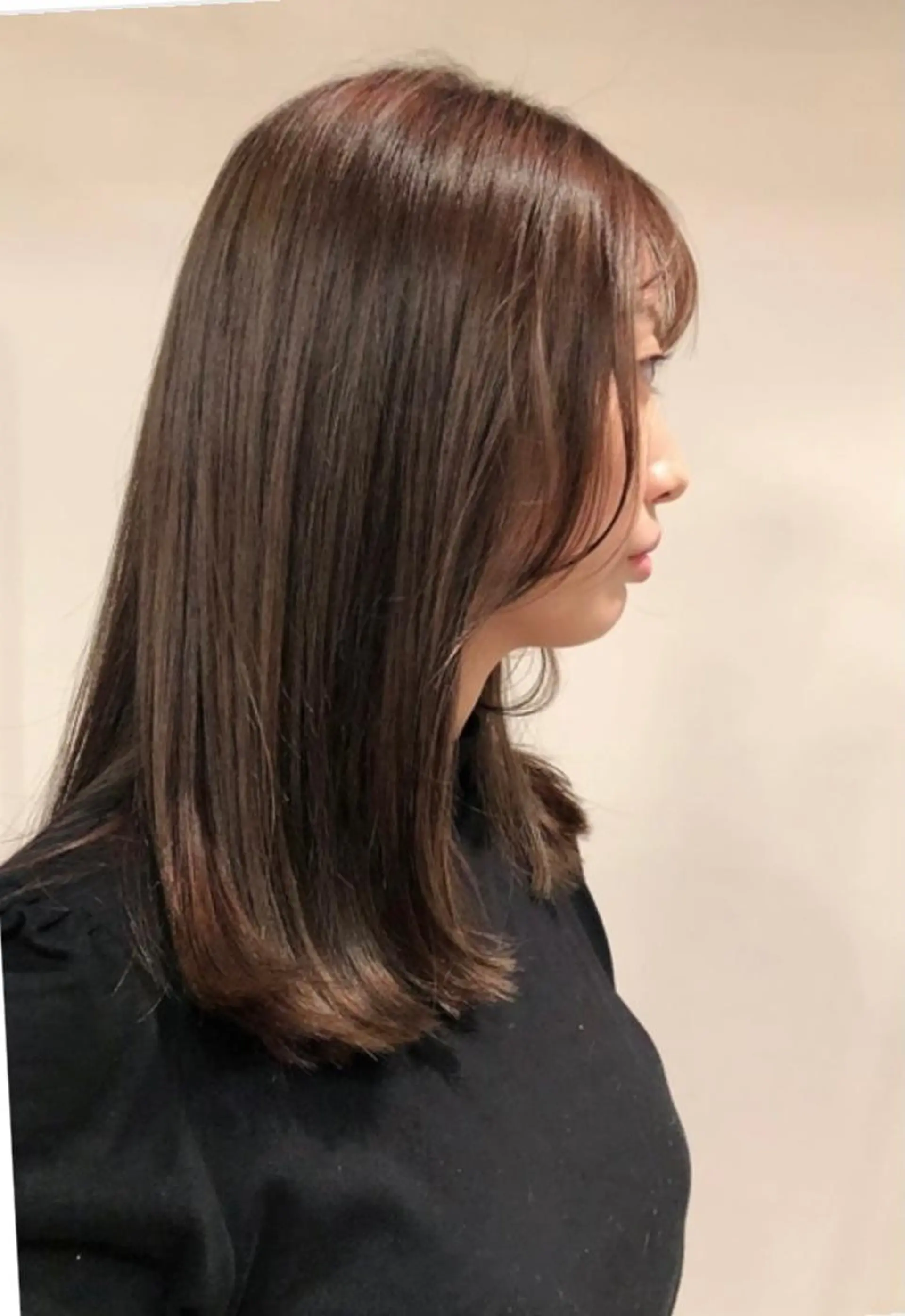 セミロング カラー amelie 犬塚心　緑地公園のヘアスタイル
