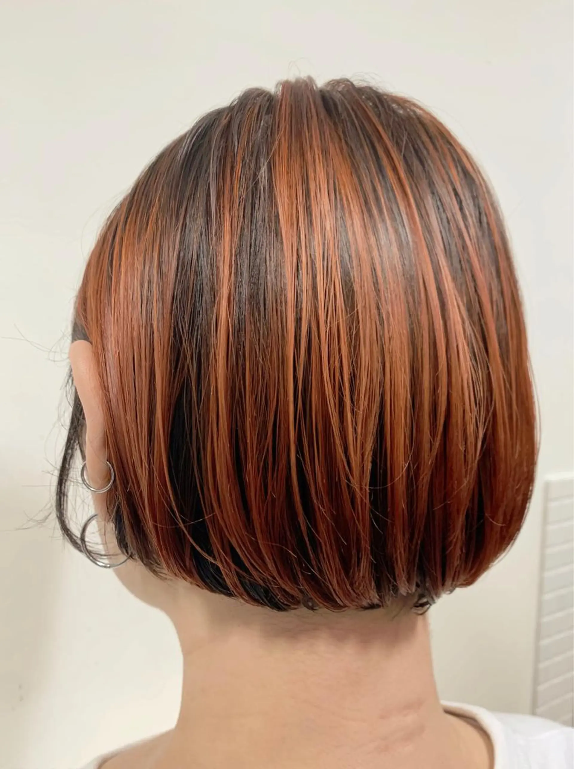 ショート カラー オレンジ nailist🍒 ヤマザキのネイルデザイン