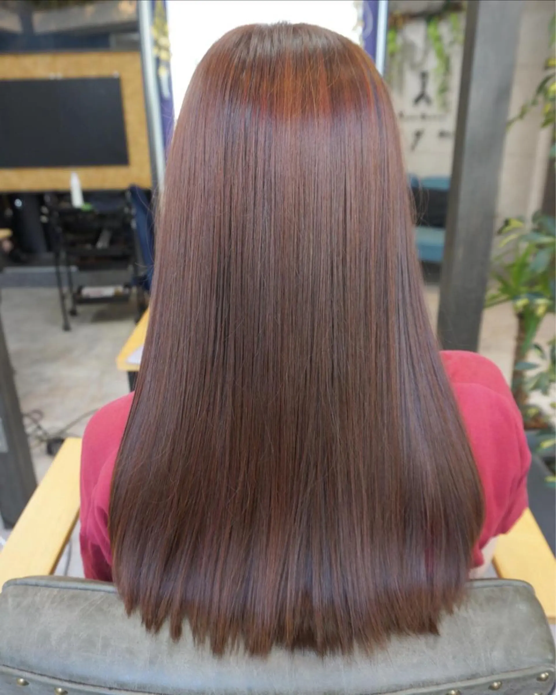 ロング ヘアカラー トリートメント 羽田 hadaのヘアスタイル