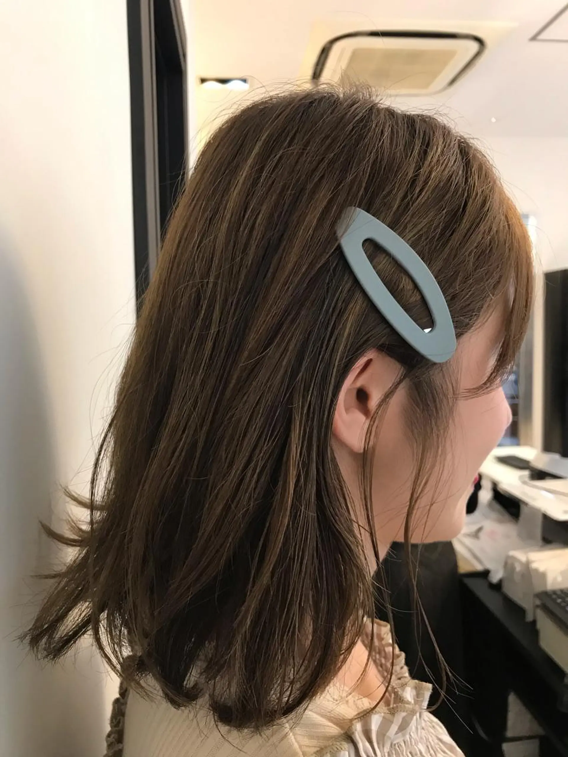 ミディアム YASU🍎CUT 赤系カラー/ヘアケアのヘアスタイル