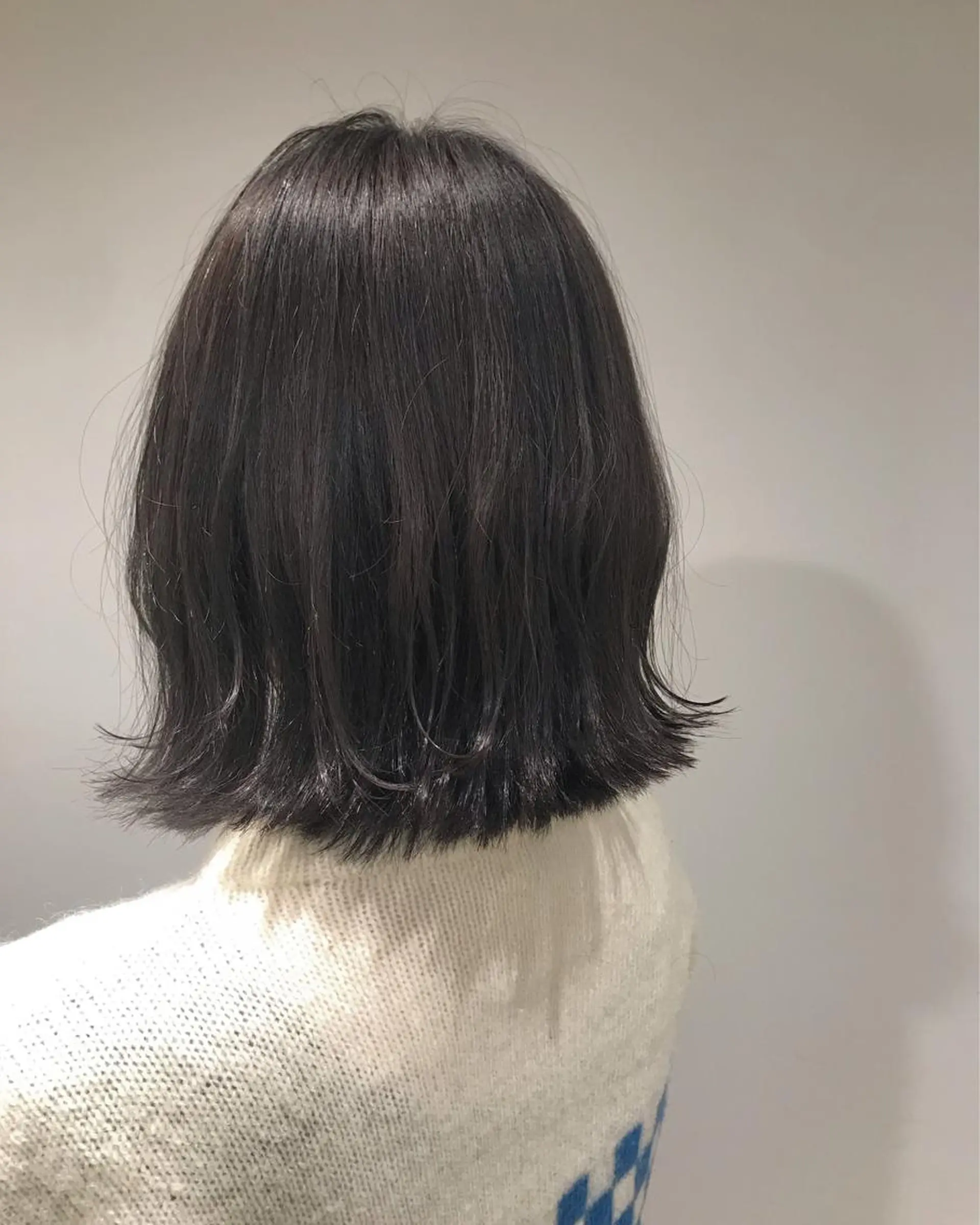 ミディアム カラー 暖色カラー🍊 ボブ🌿顔周りcutのヘアスタイル