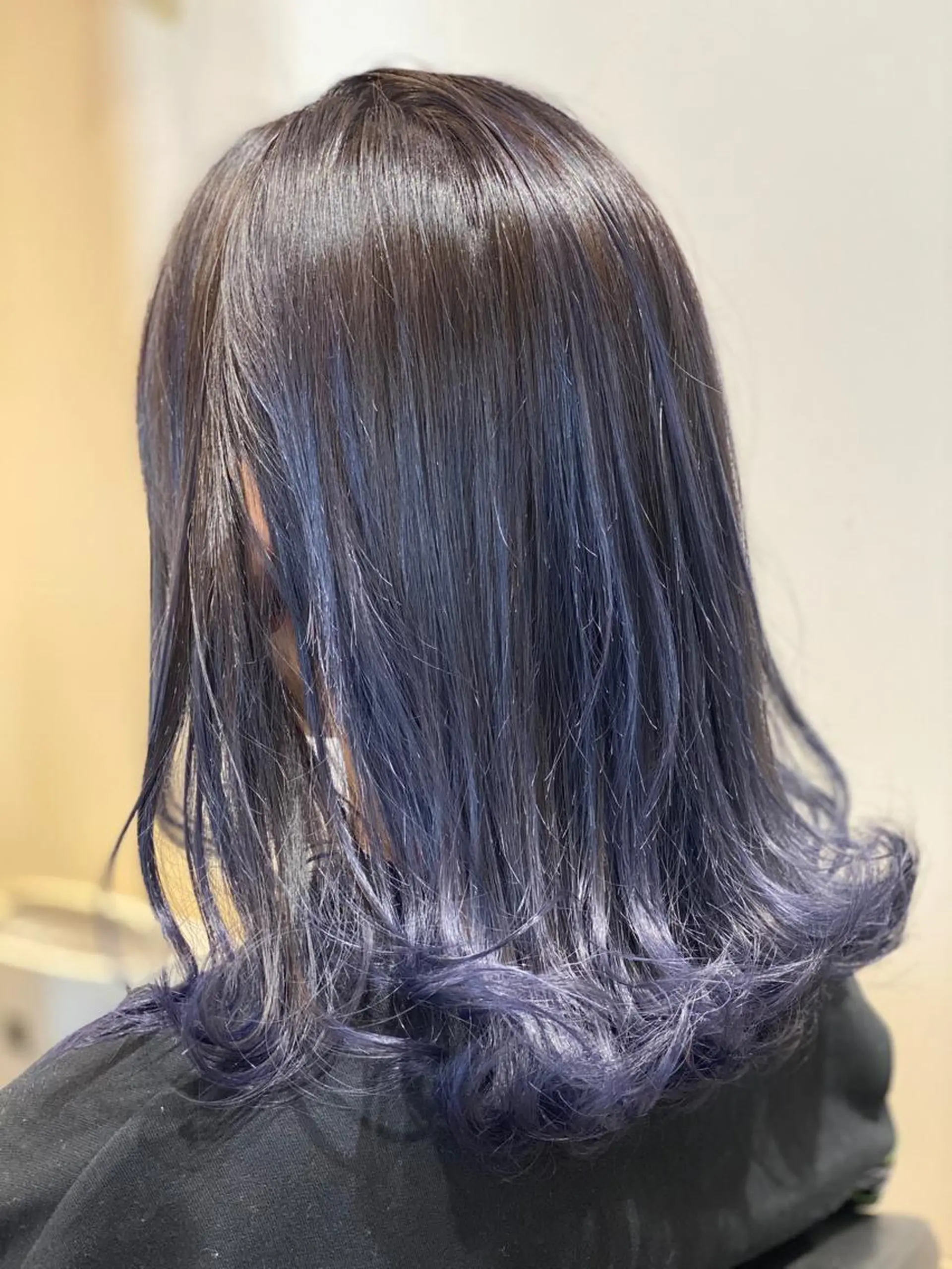 セミロング カラー 関口 友行のヘアスタイル