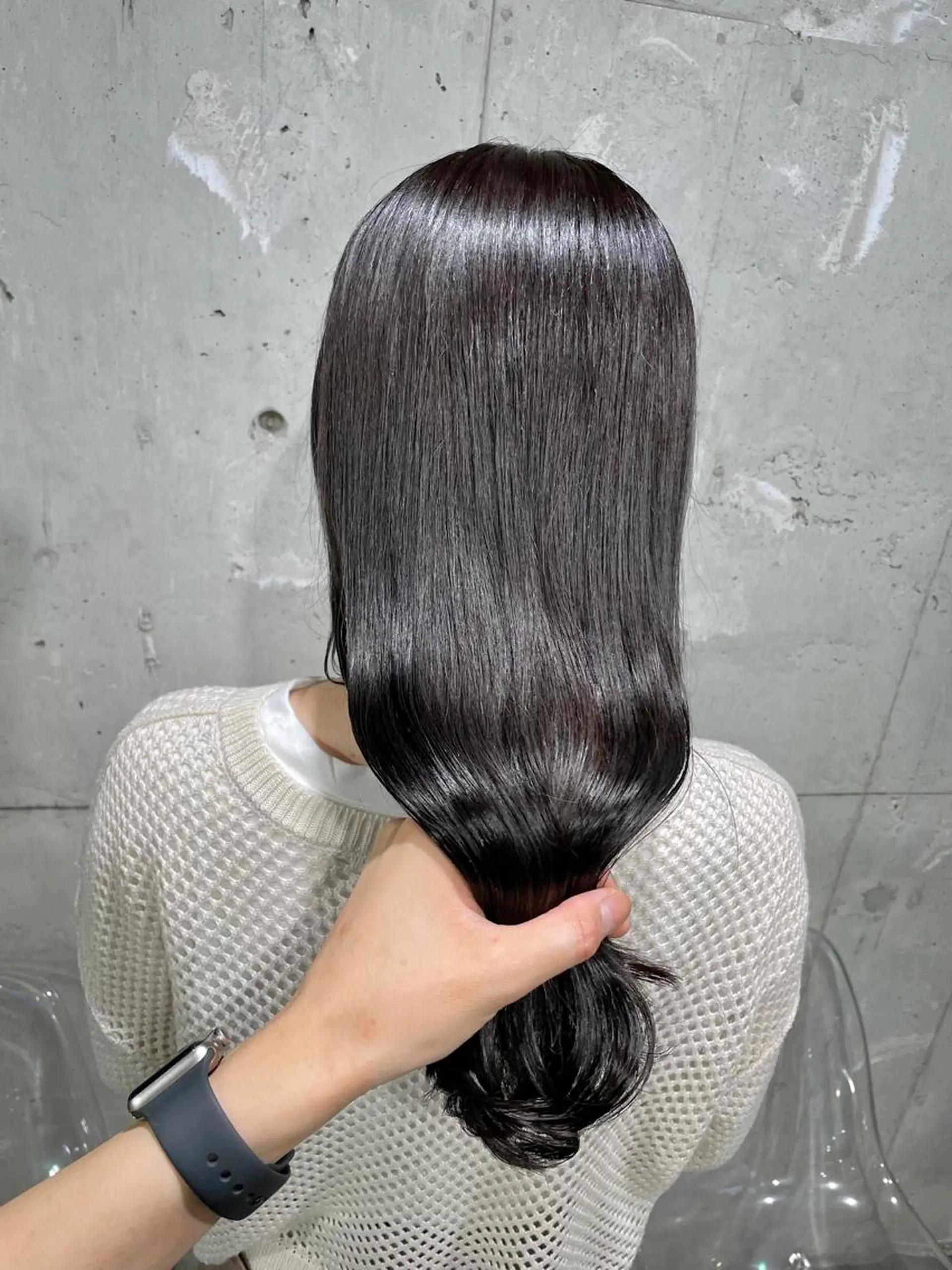 ロング カラー カット ヘアカラー トリートメント ヘッドスパ ヘアセット ベージュカラー💖 やすひろのヘアスタイル