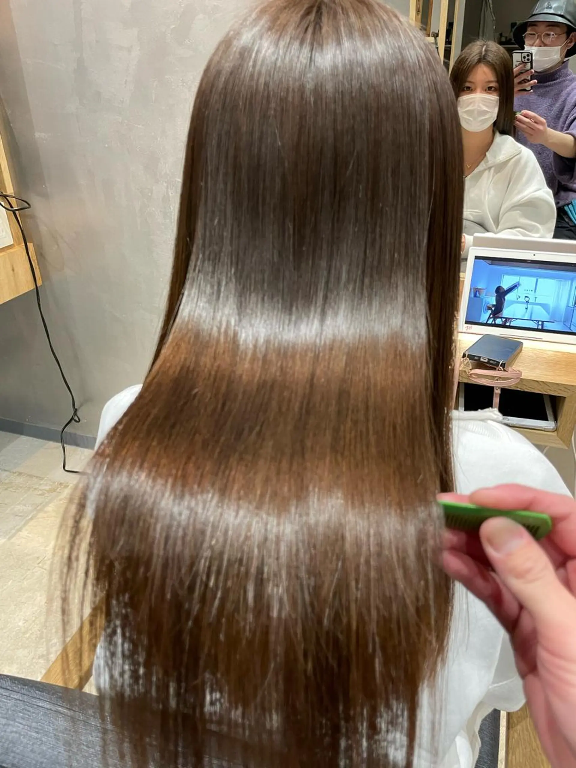 ロング 髪質改善 縮毛矯正 トリートメント 【お悩み解決のプロ】 ハヤシタクミのヘアスタイル