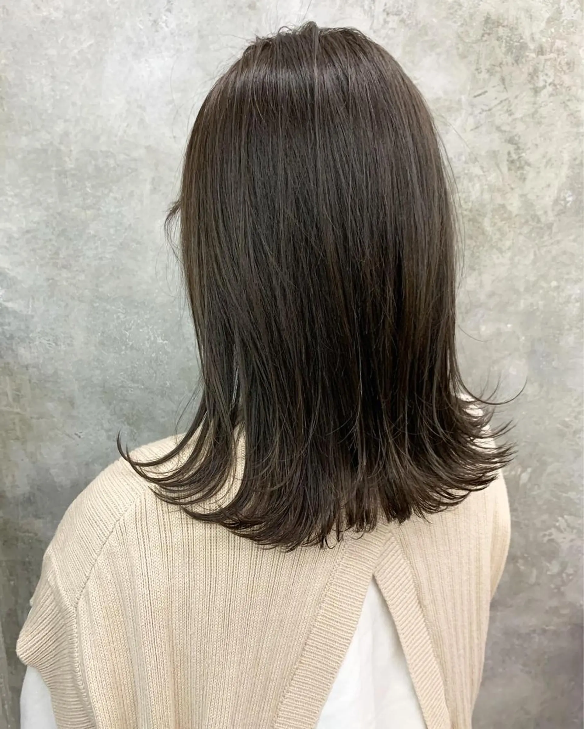 セミロング ハイライト レイヤーカット TAIKIのヘアスタイル