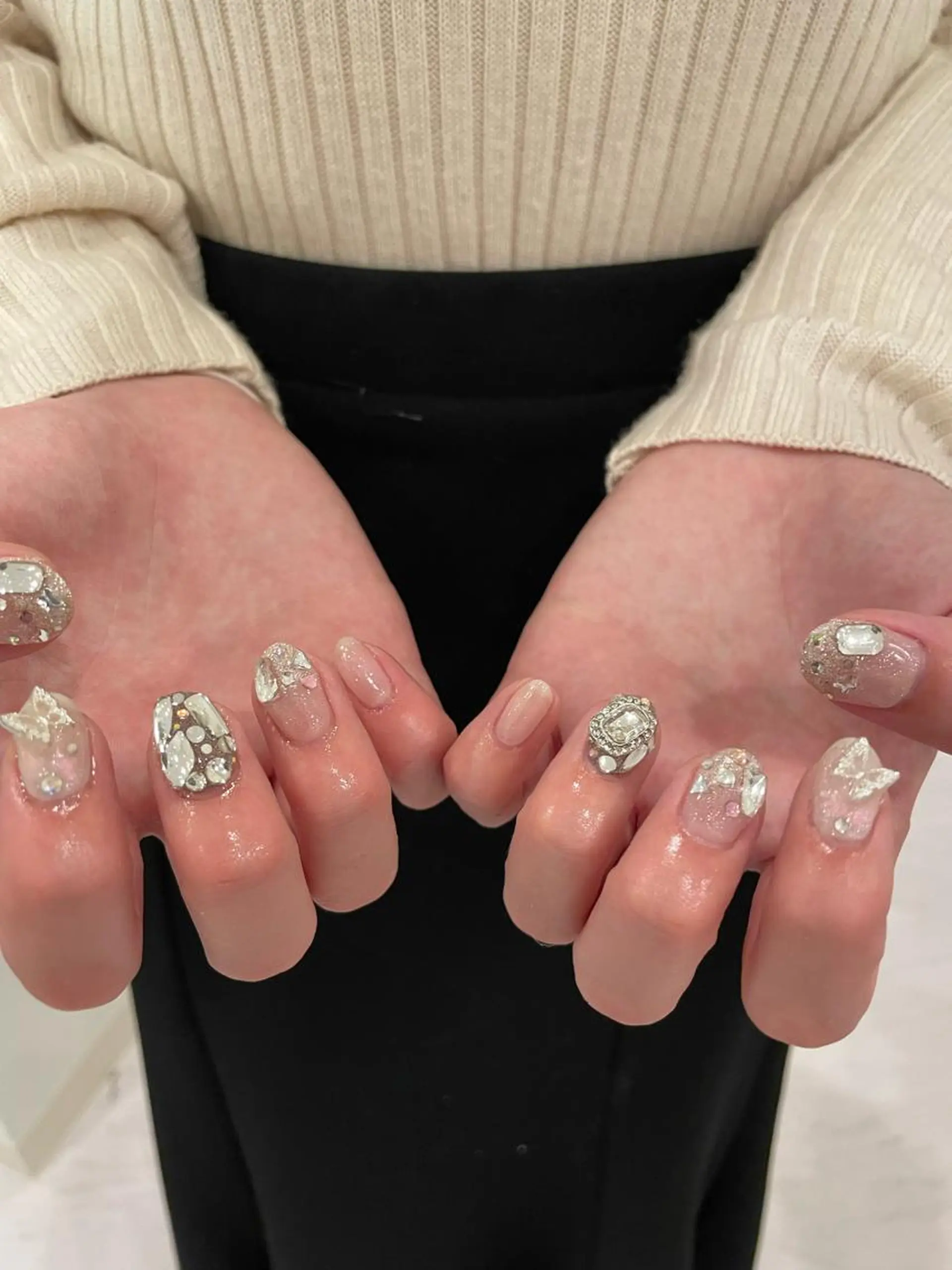 ネイル 束感まつ毛/ネイル/ LED♥KIRARAのマツエク・マツパデザイン