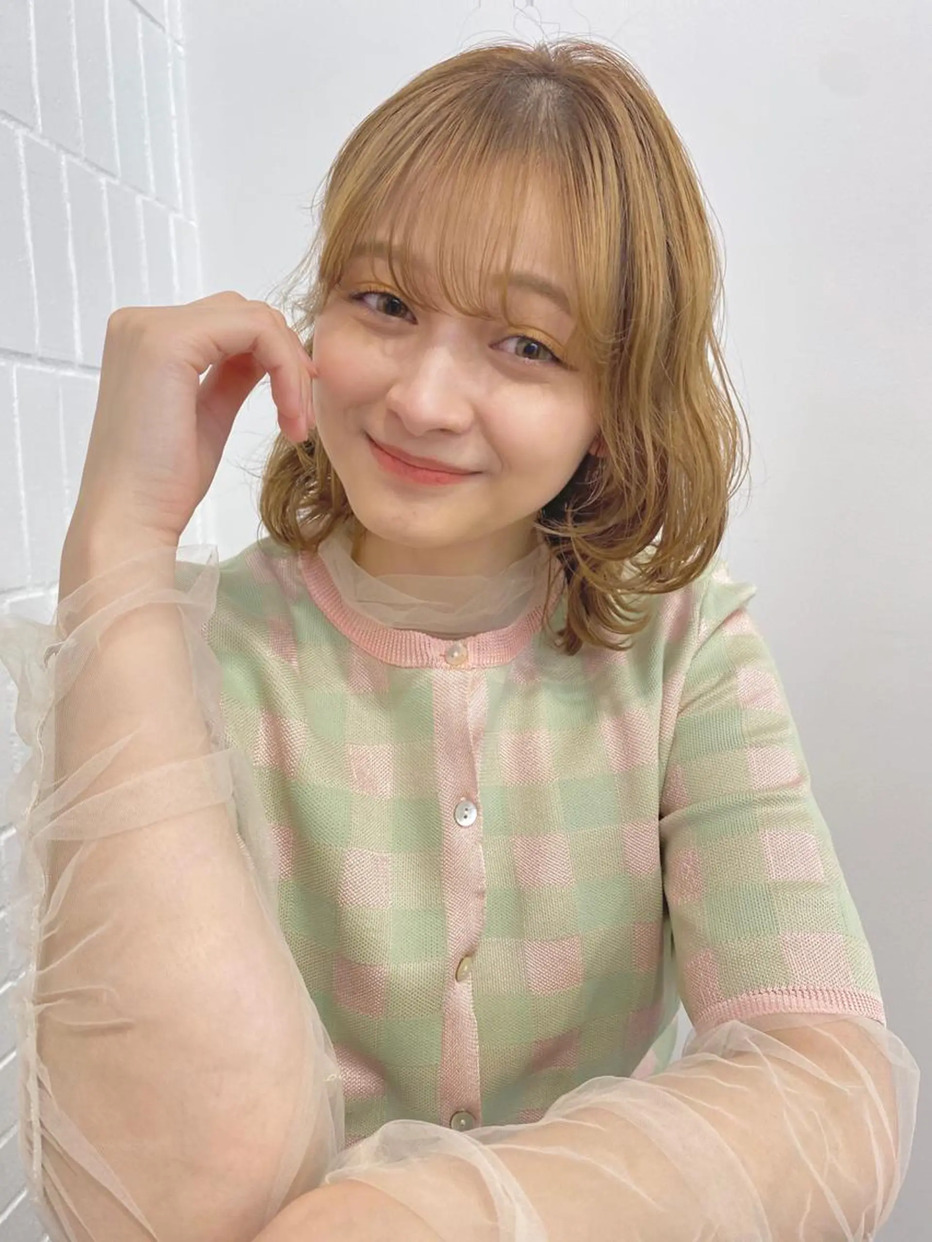 ミディアム カラー ヘアアレンジ 天神レイヤーカット No.1💖マユカのヘアスタイル