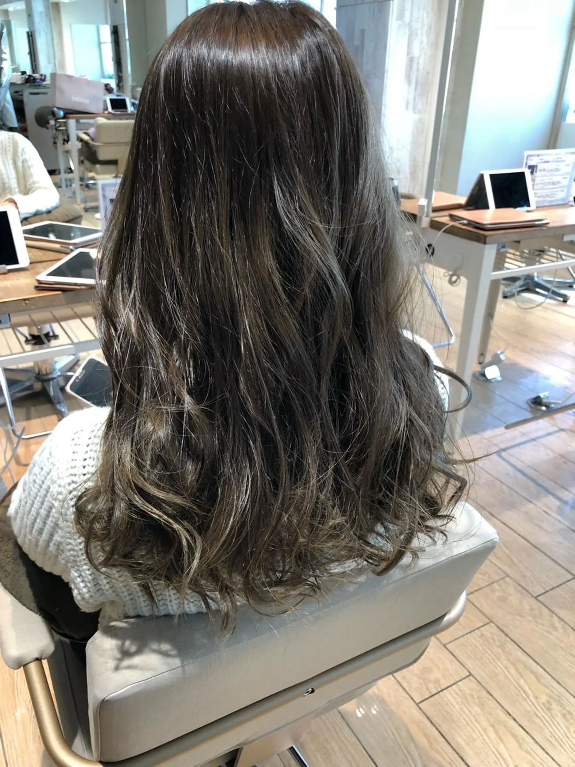 セミロング カラー ブリーチ ダブルカラー 【1日2名様限定】 AFLOAT白川雄副のヘアスタイル