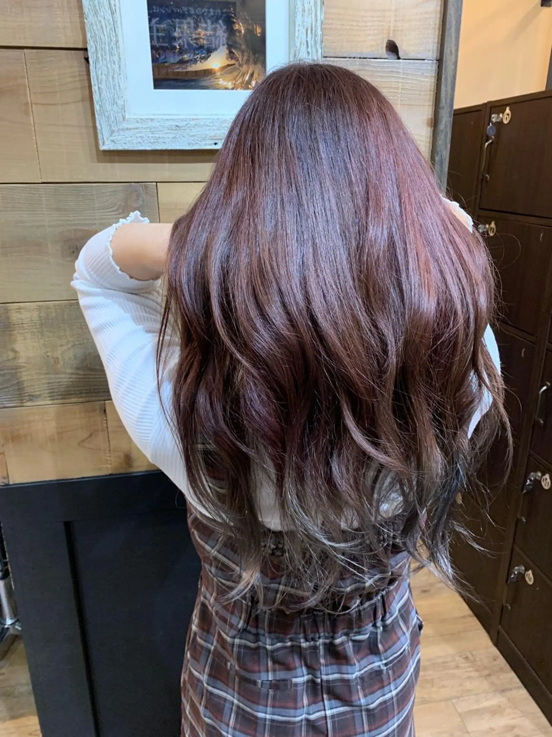 ロング ヘアカラー トリートメント SHIAN 八王子👼鬼塚さやかのヘアスタイル
