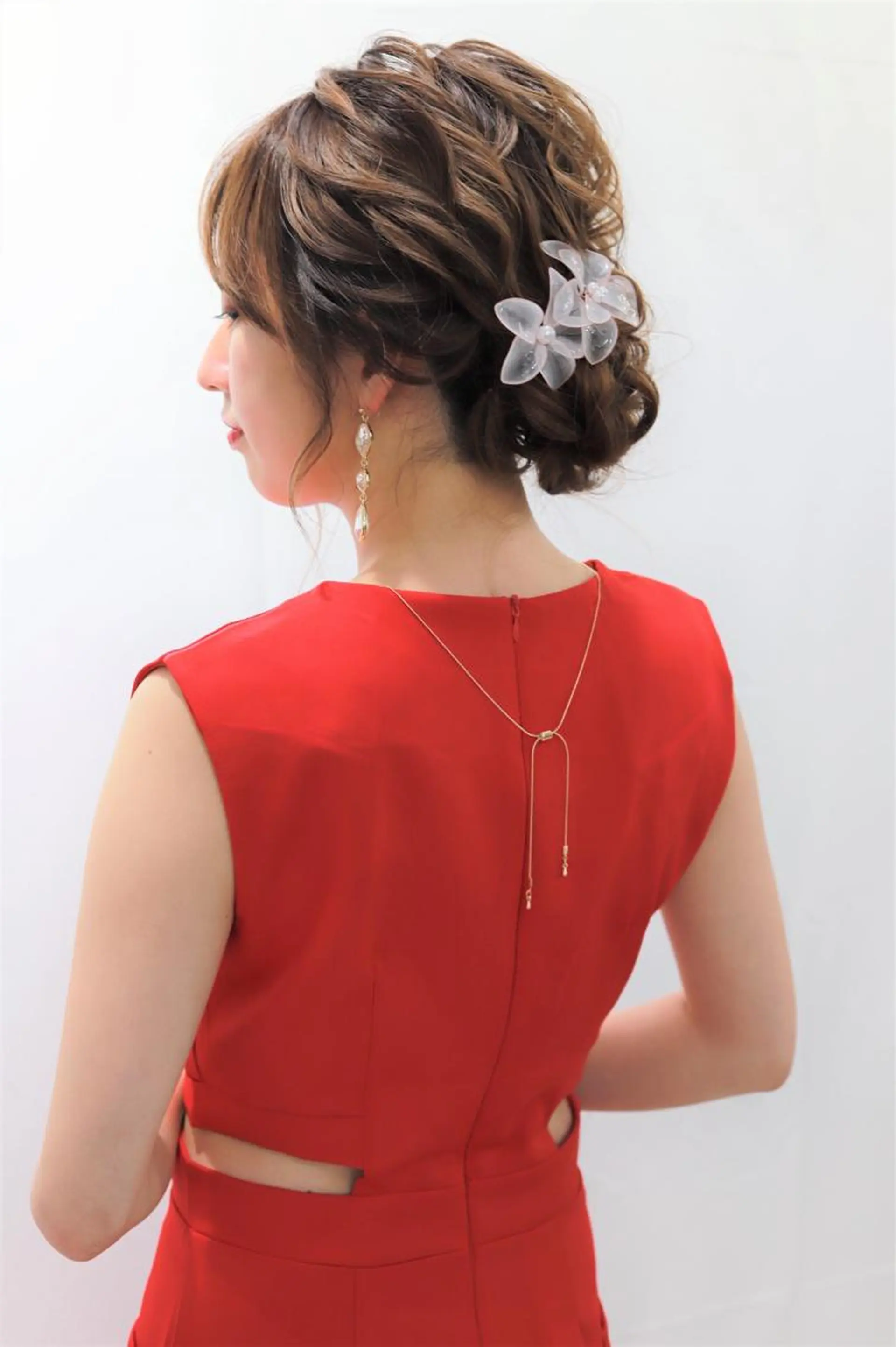 ミディアム laera 佐藤のヘアスタイル