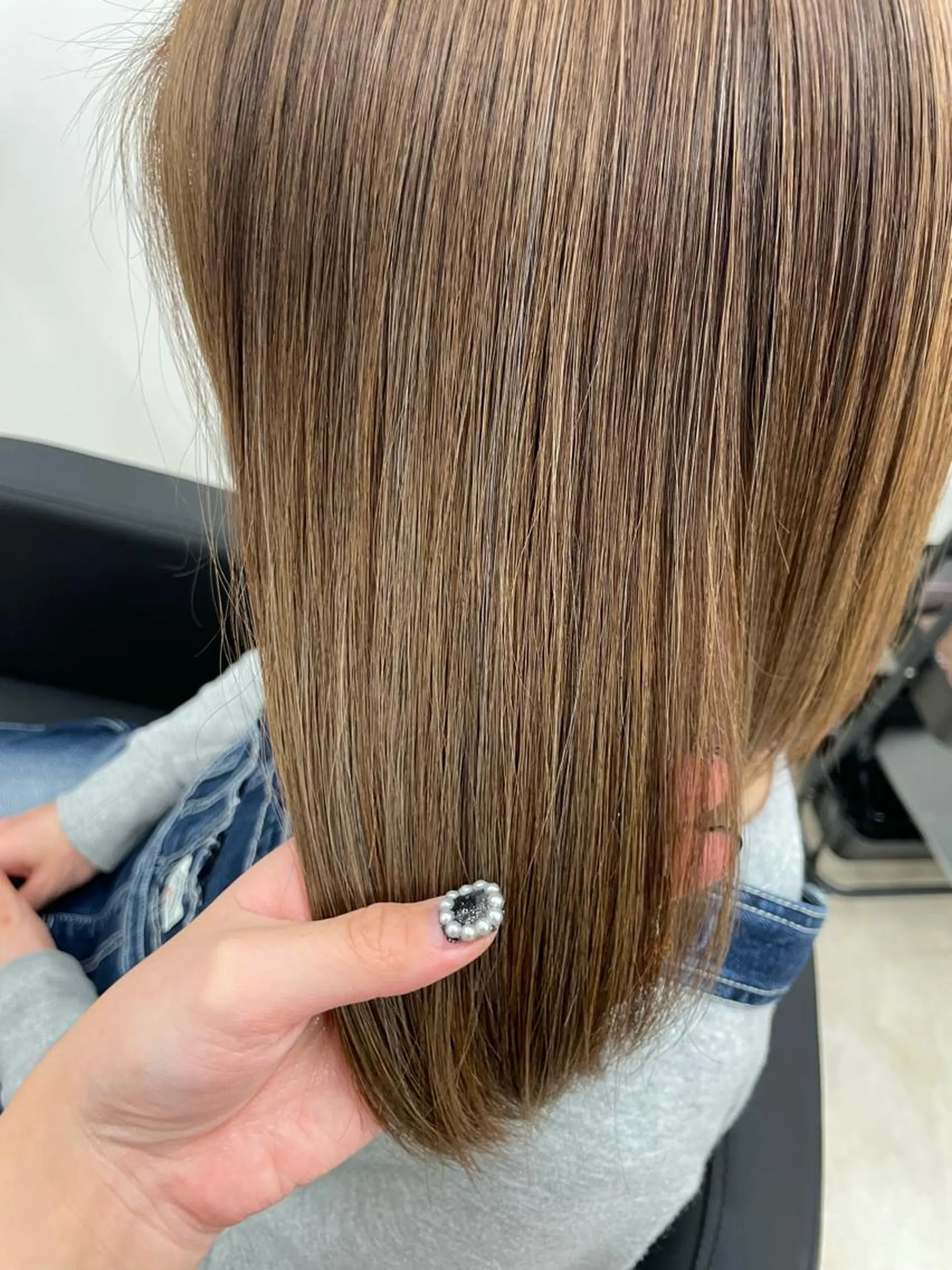 ミディアム カラー ヘアアレンジ like みやびのヘアスタイル