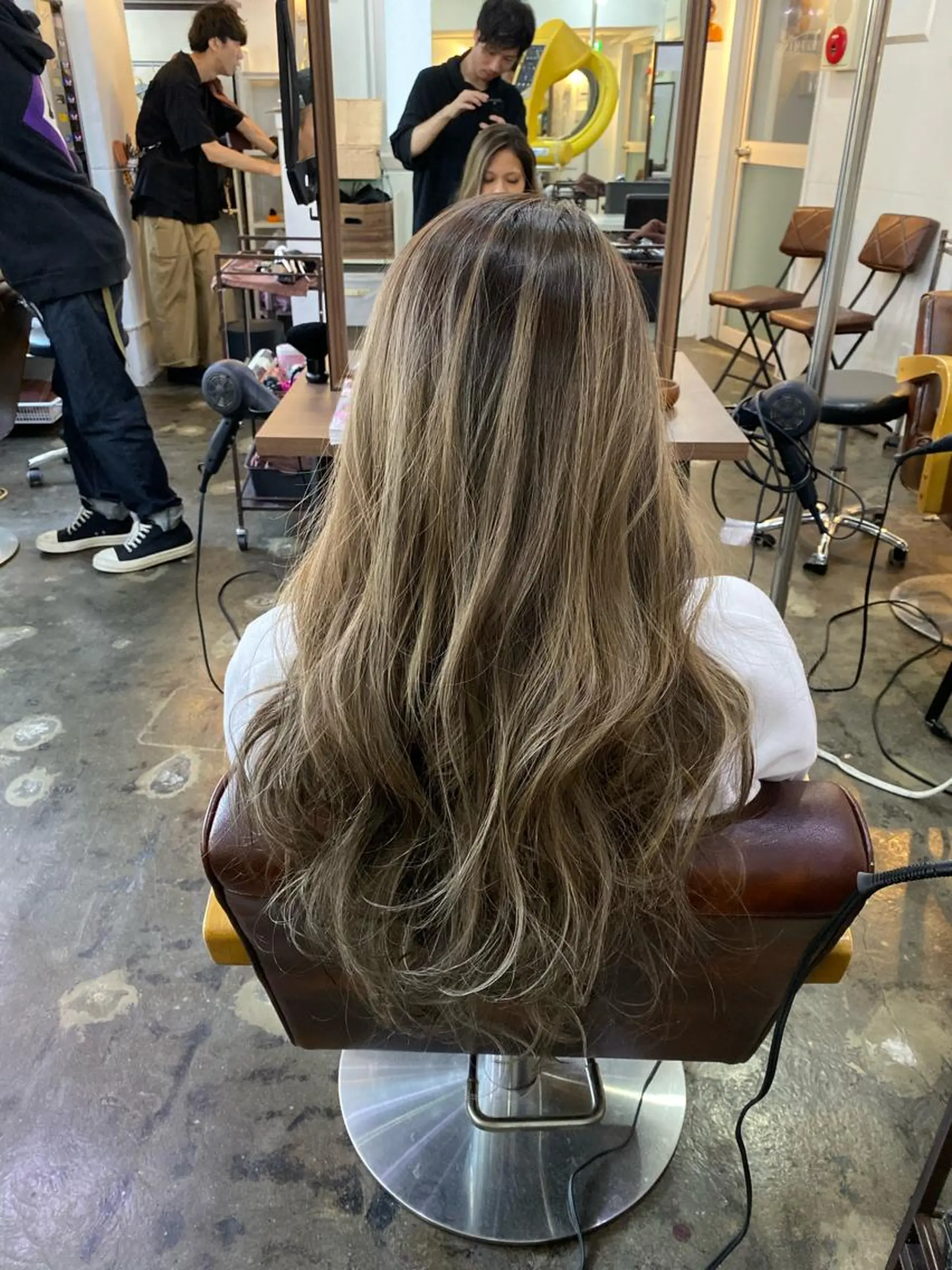 ロング カラー 【艶髪×韓国風】 毛流れ職人 RYOのヘアスタイル