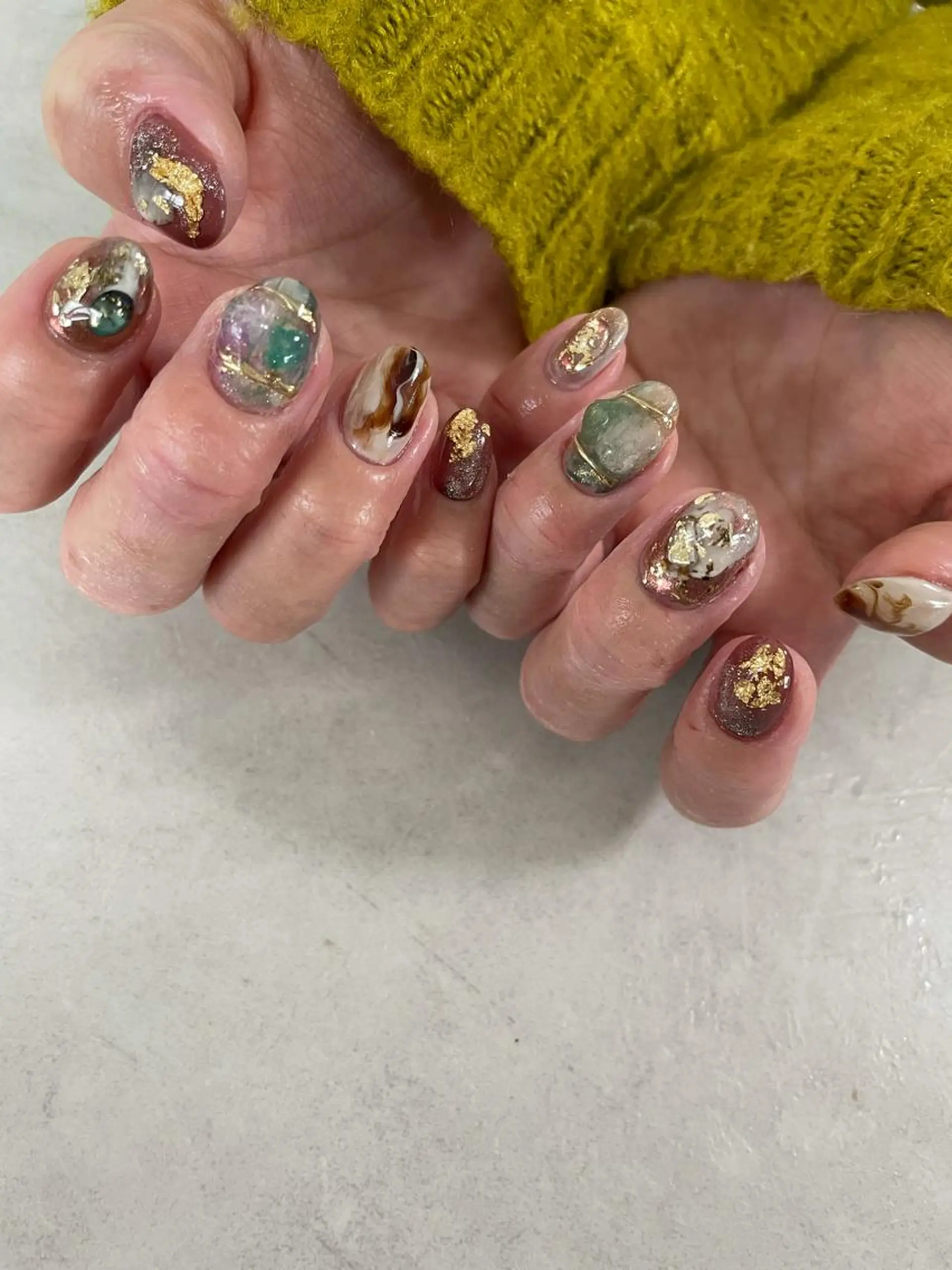 ネイル ニュアンスネイル Nail Salon Luanaのネイルデザイン