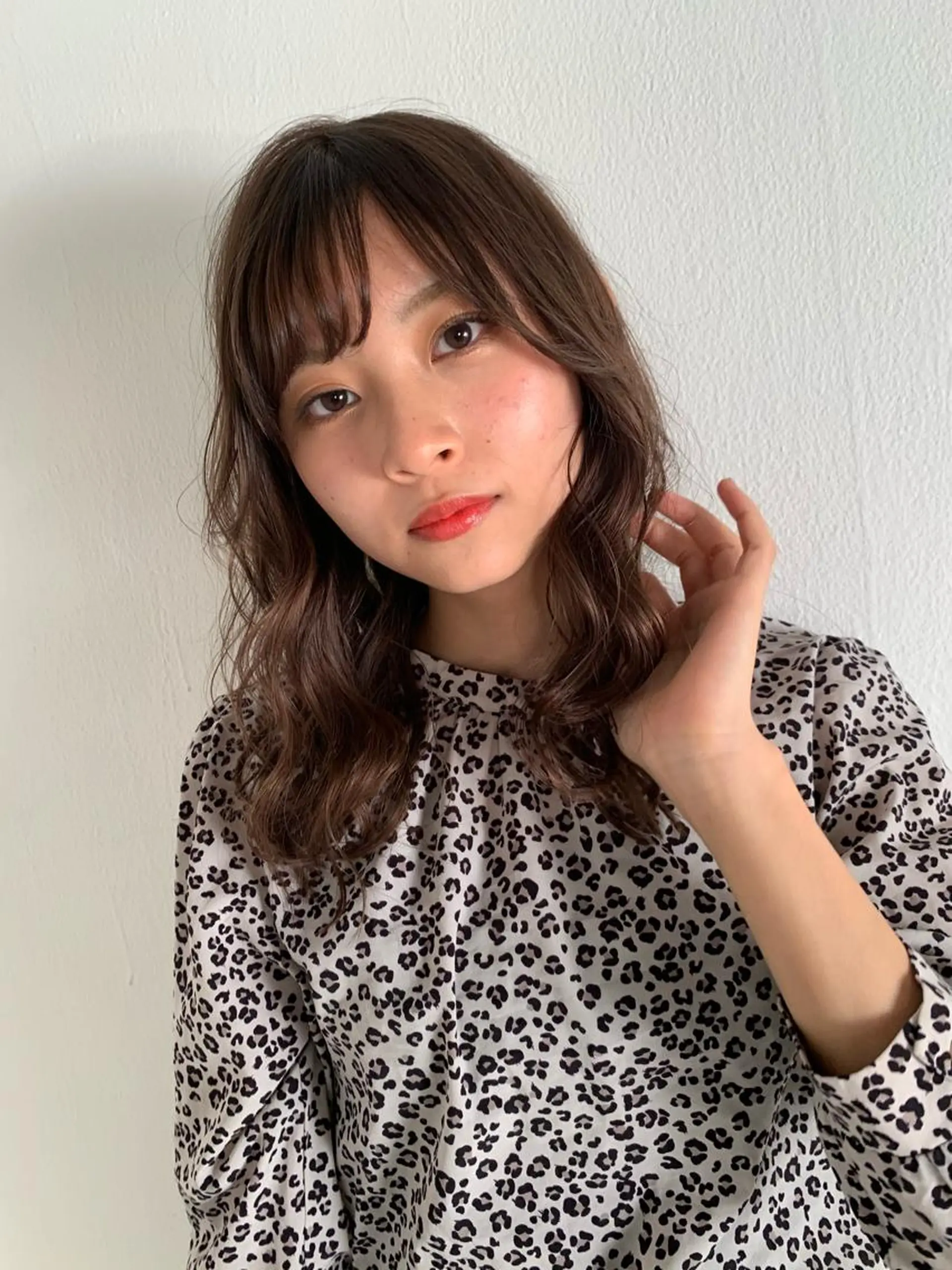 セミロング カット 岡崎勇人/レイヤー/ 韓国/ケラチンTRのヘアスタイル