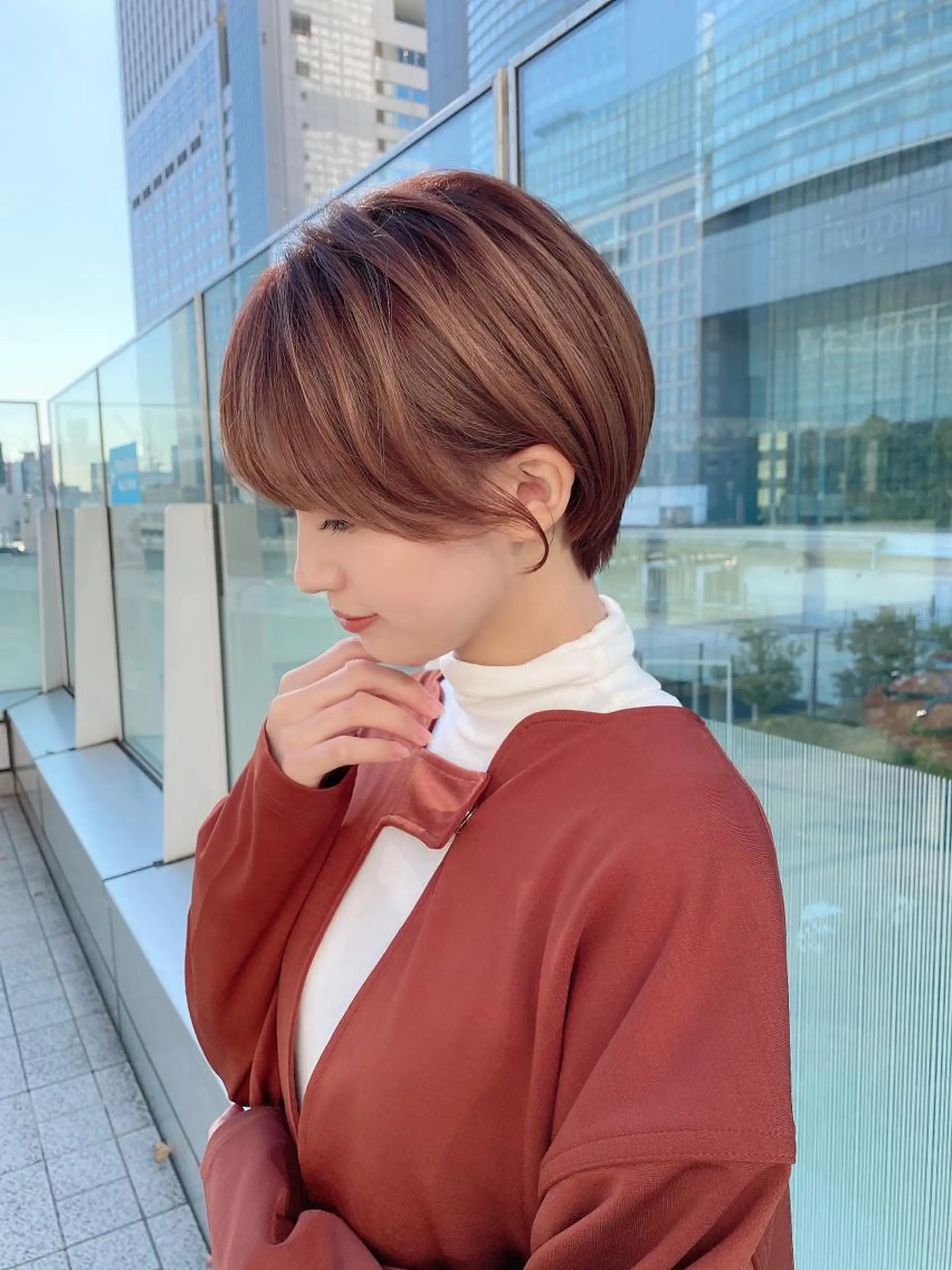 ショート カラー カット トリートメント 女性が憧れる ショート/角田愛和のヘアスタイル