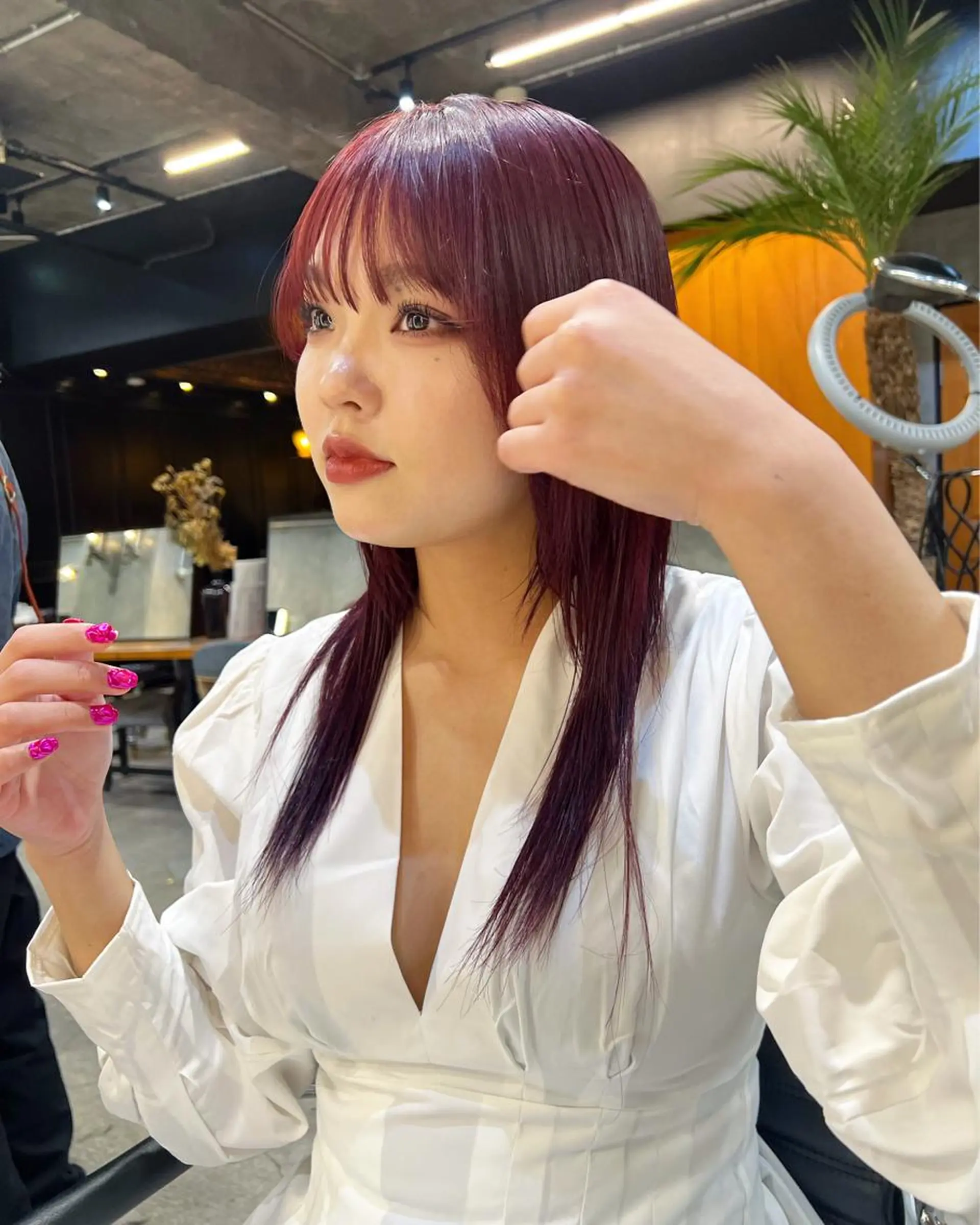 ロング カラー haco＋所属・圧倒的デザイン力 店長🎨RENAのヘアスタイル