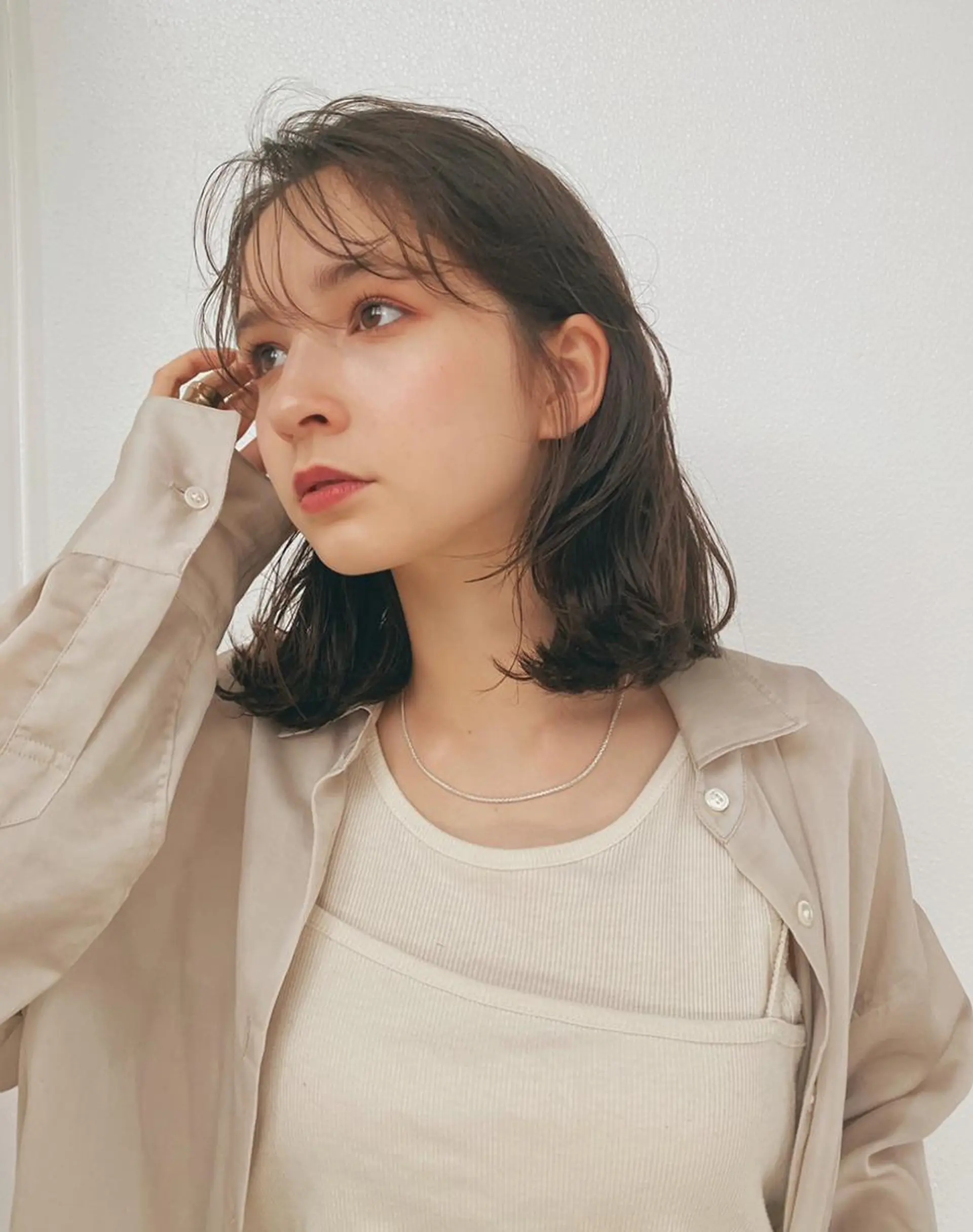 セミロング カラー パーマ ヘアアレンジ メンズ キッズ ネイル マツエク・マツパ モリモト サナのヘアスタイル